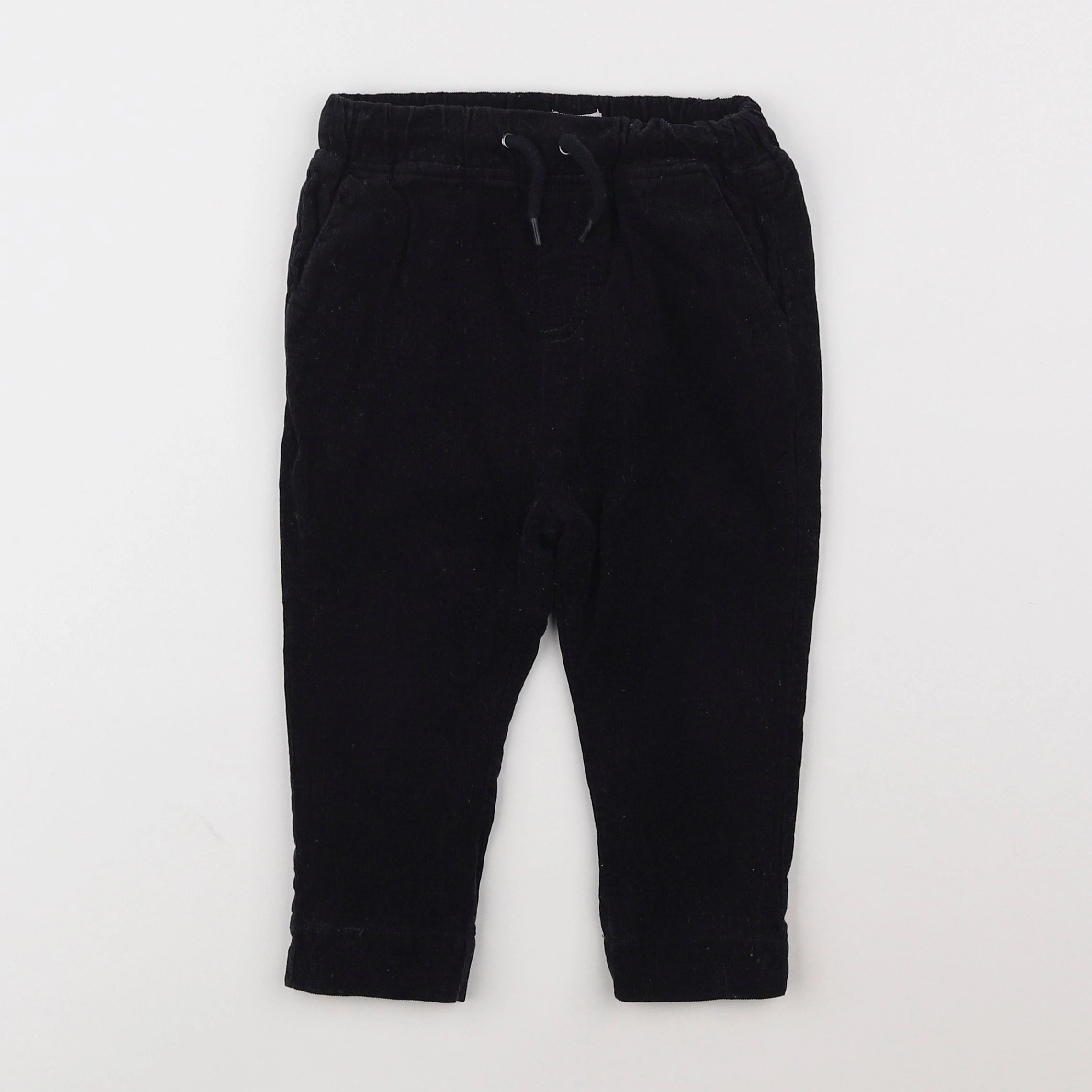 Vertbaudet - pantalon doublé bleu - 18 mois