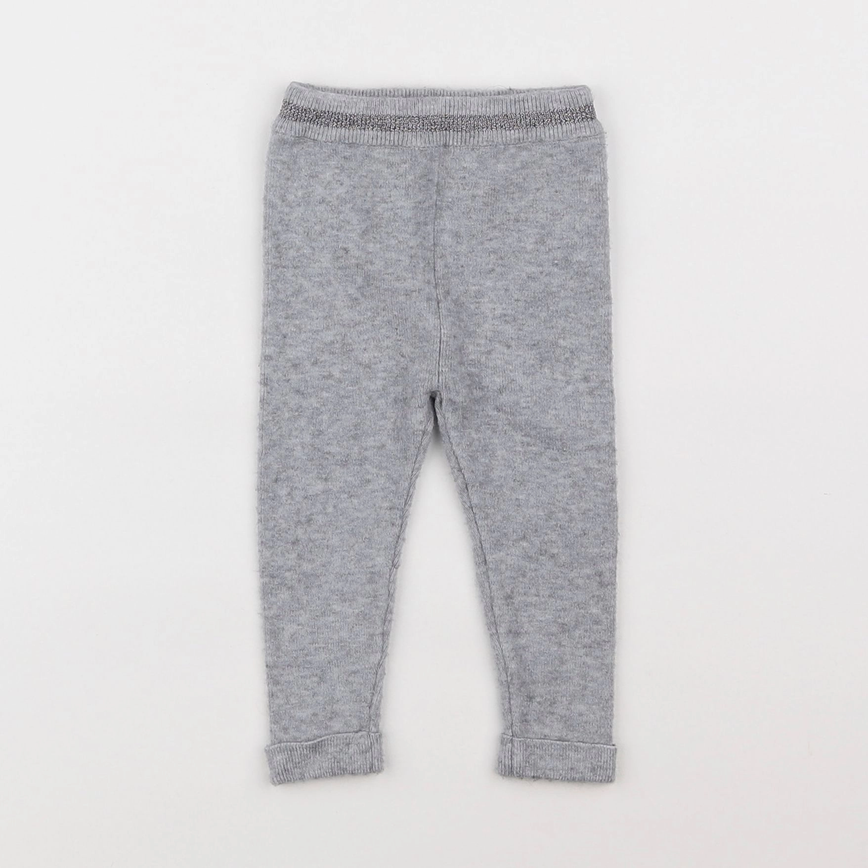 Vertbaudet - legging gris - 6 mois