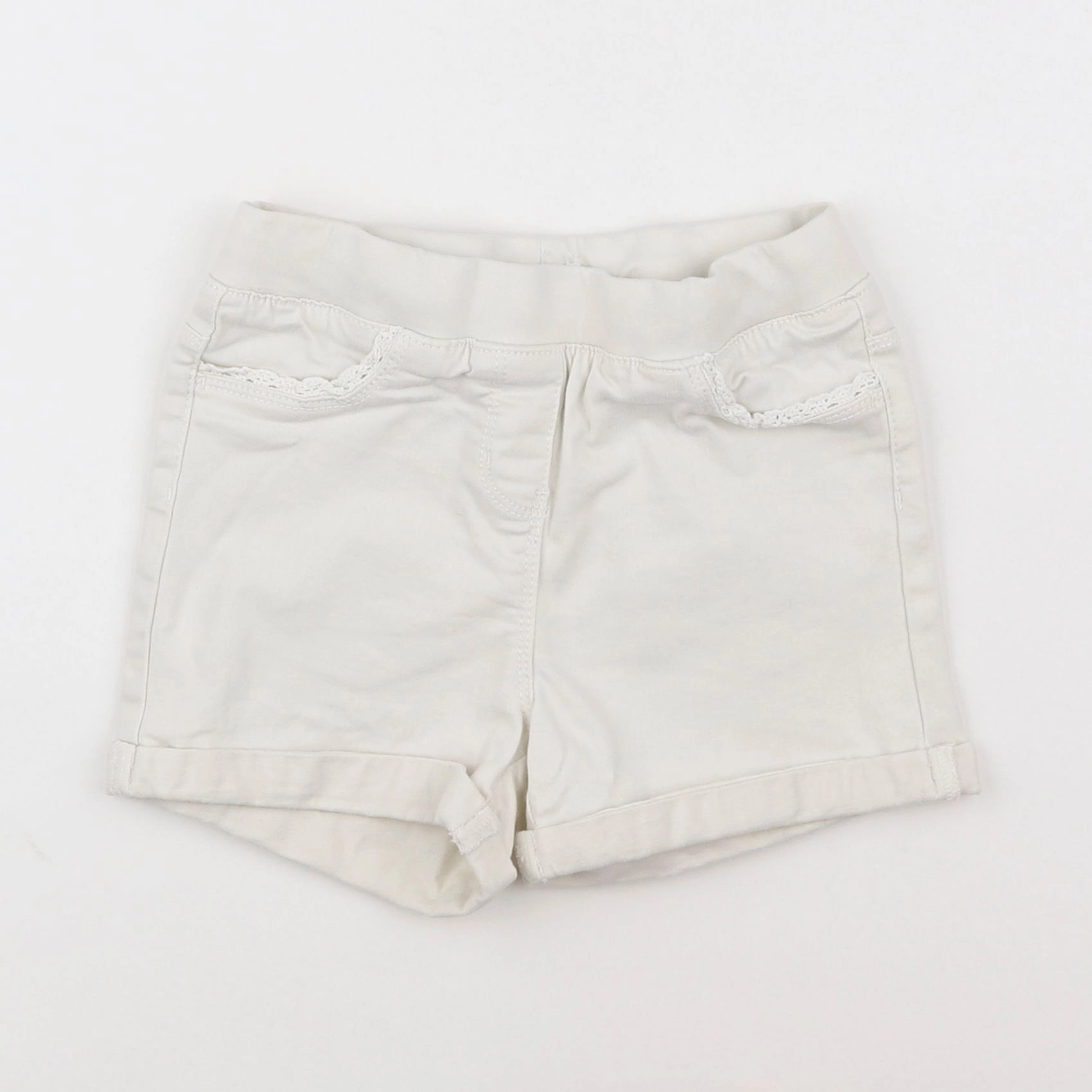 Vertbaudet - short blanc - 8 ans