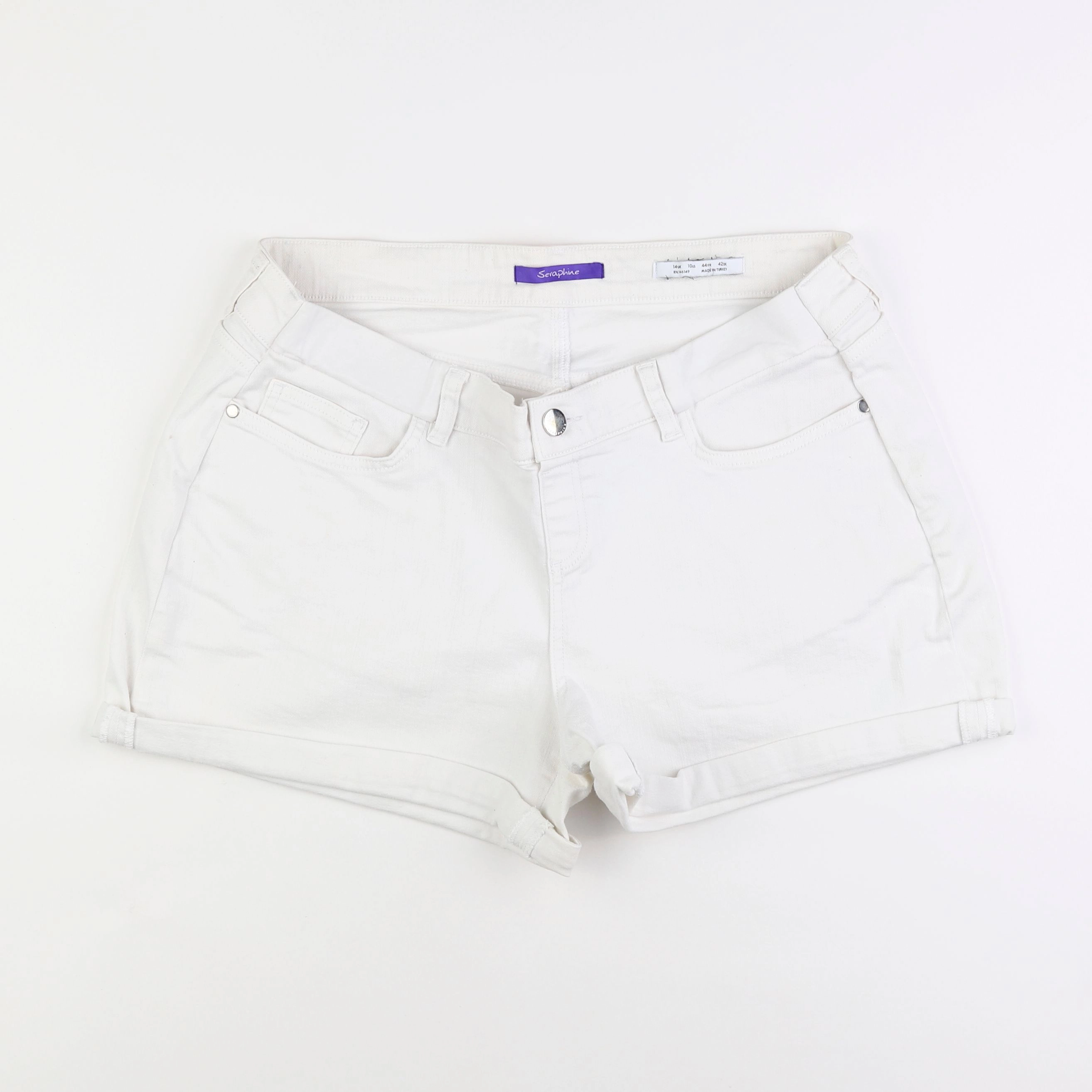 Seraphine - short grossesse blanc - 44