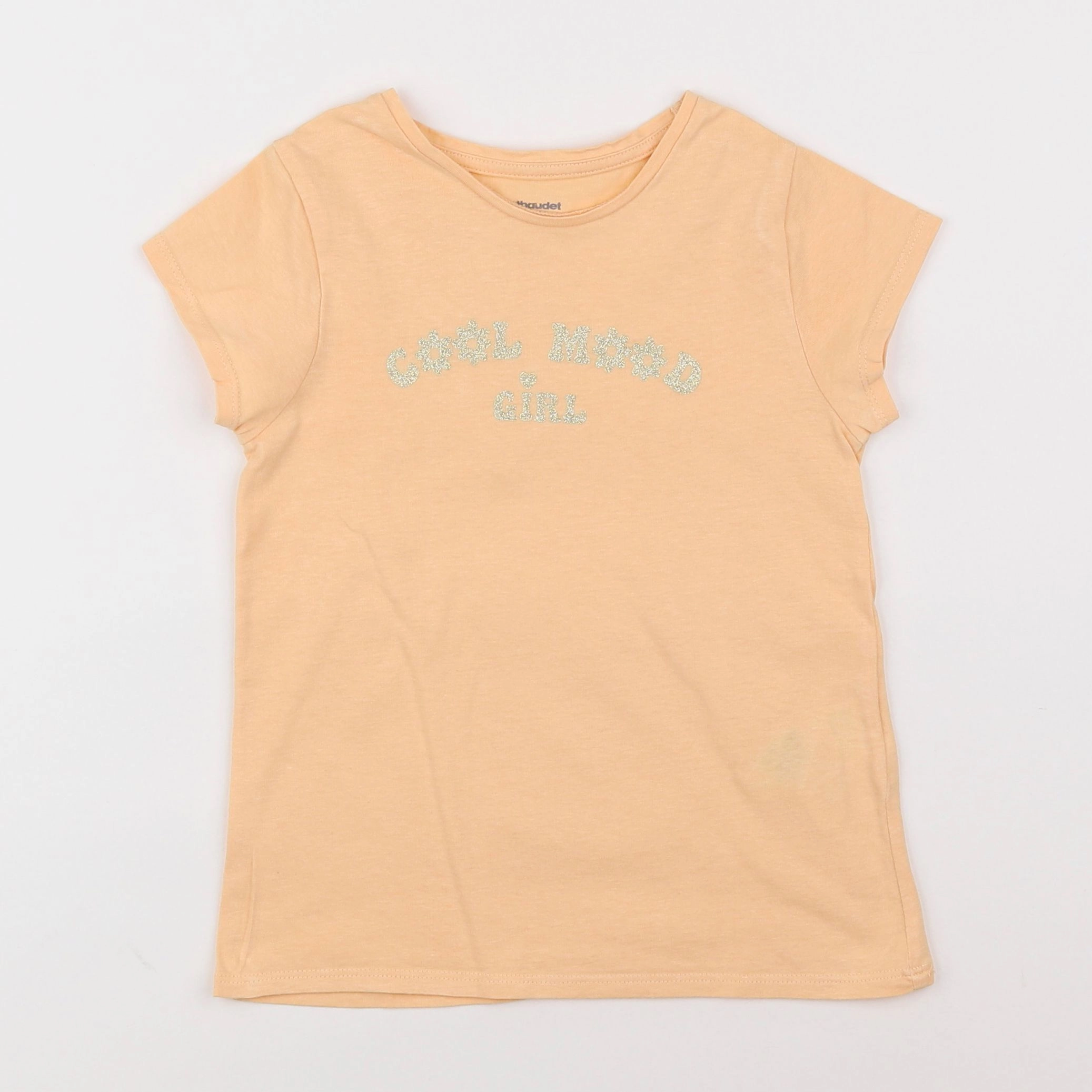 Vertbaudet - tee-shirt orange - 6 ans