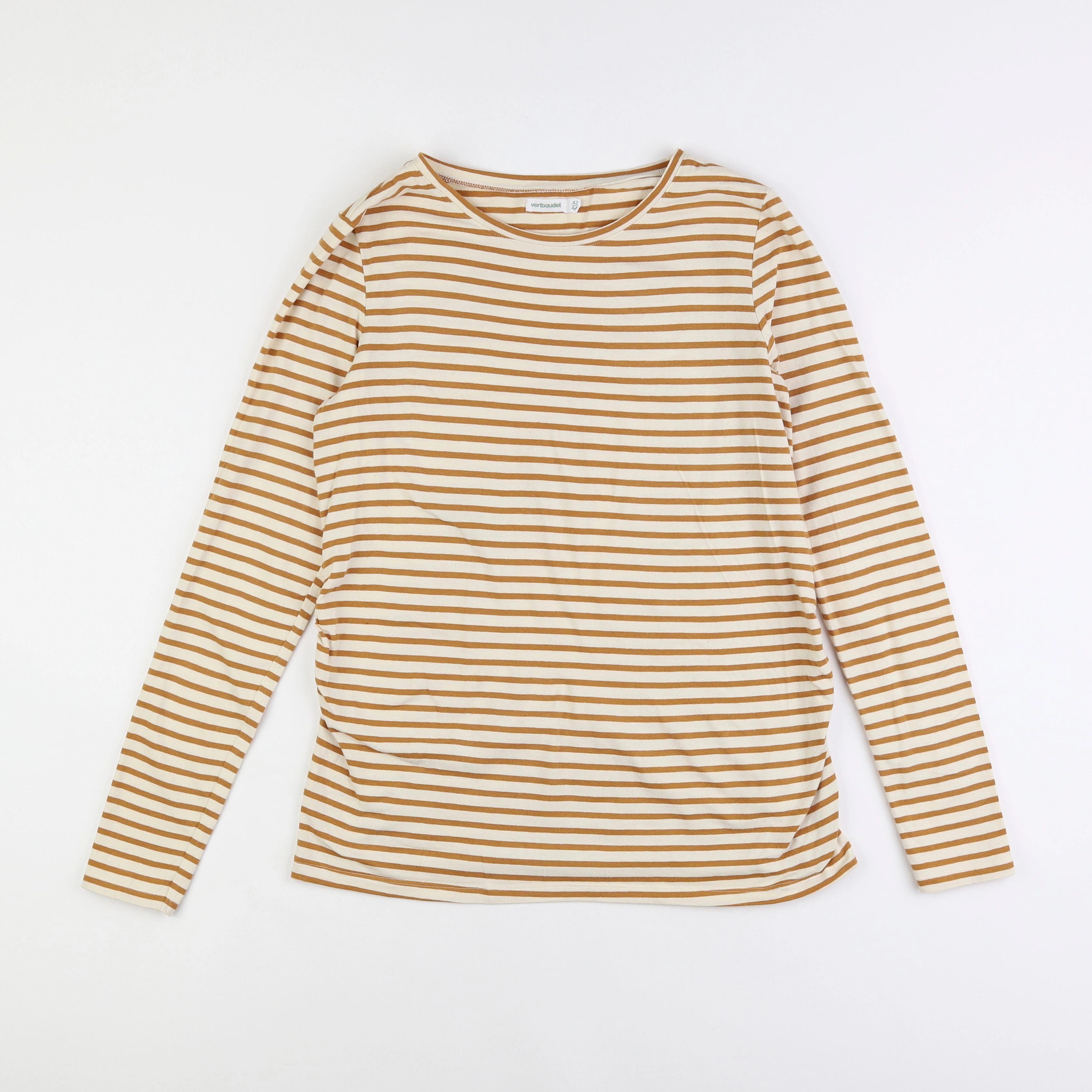 Vertbaudet - tee-shirt grossesse beige, jaune - 42 à 44
