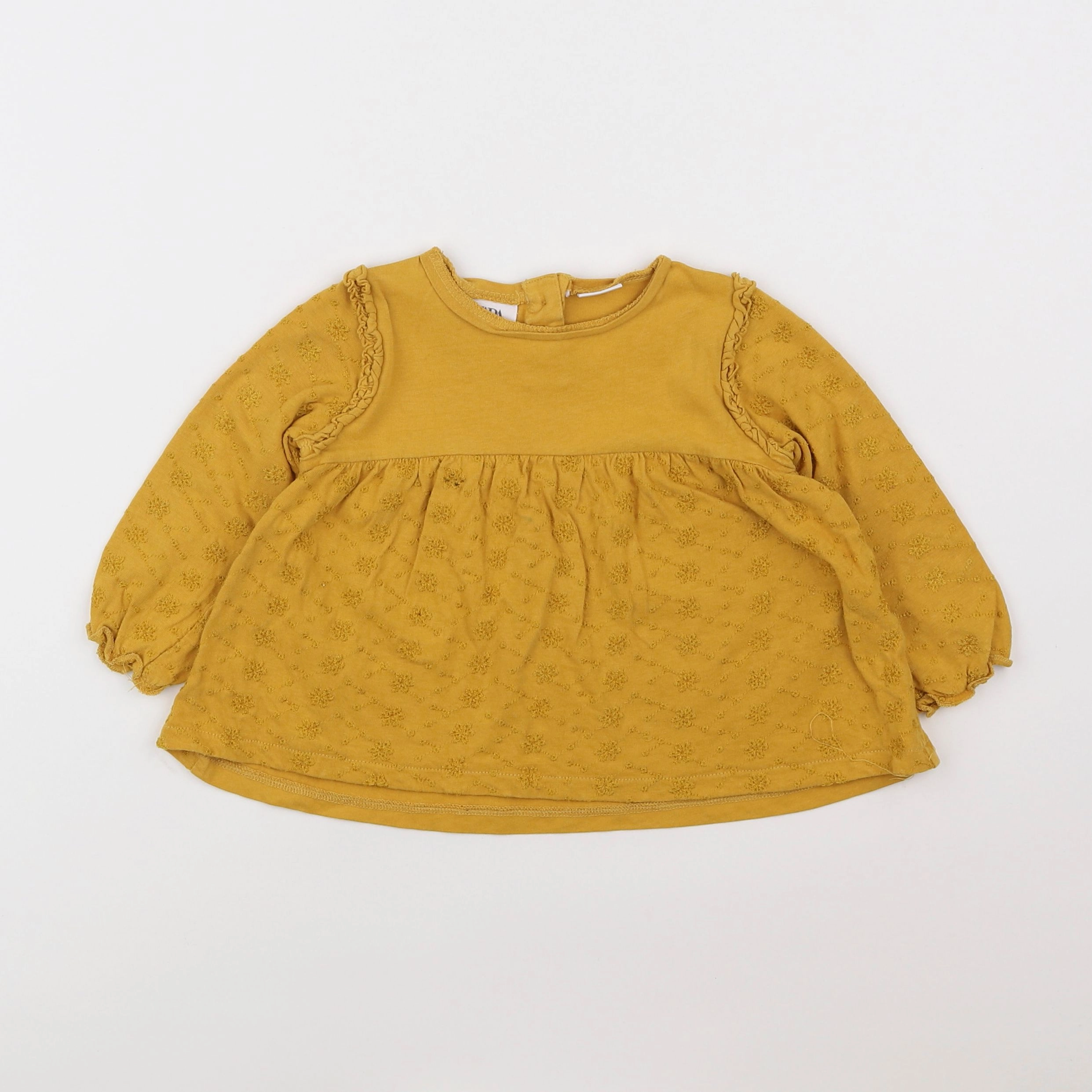Zara - tee-shirt jaune - 18 mois à 2 ans