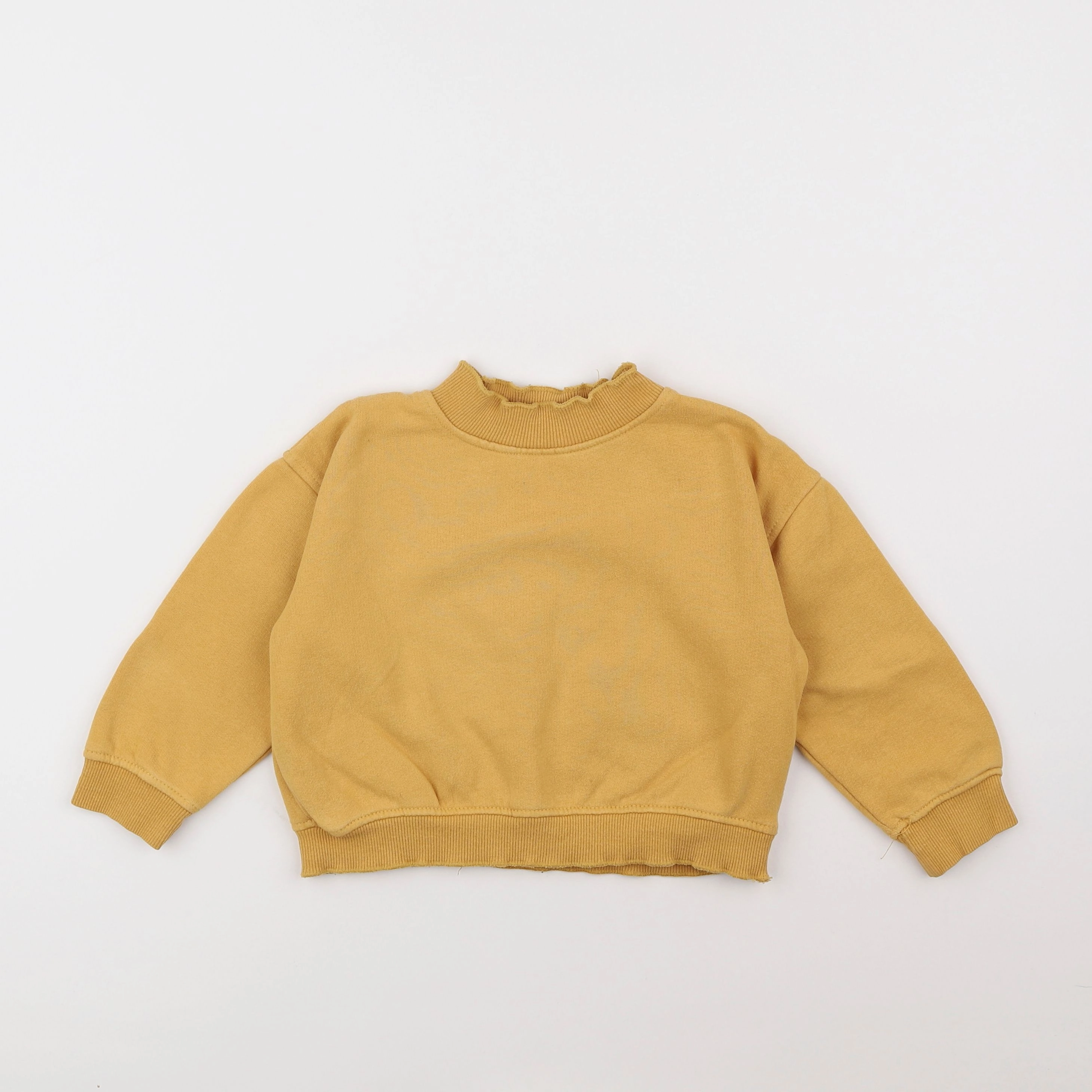 Zara - sweat jaune - 2/3 ans