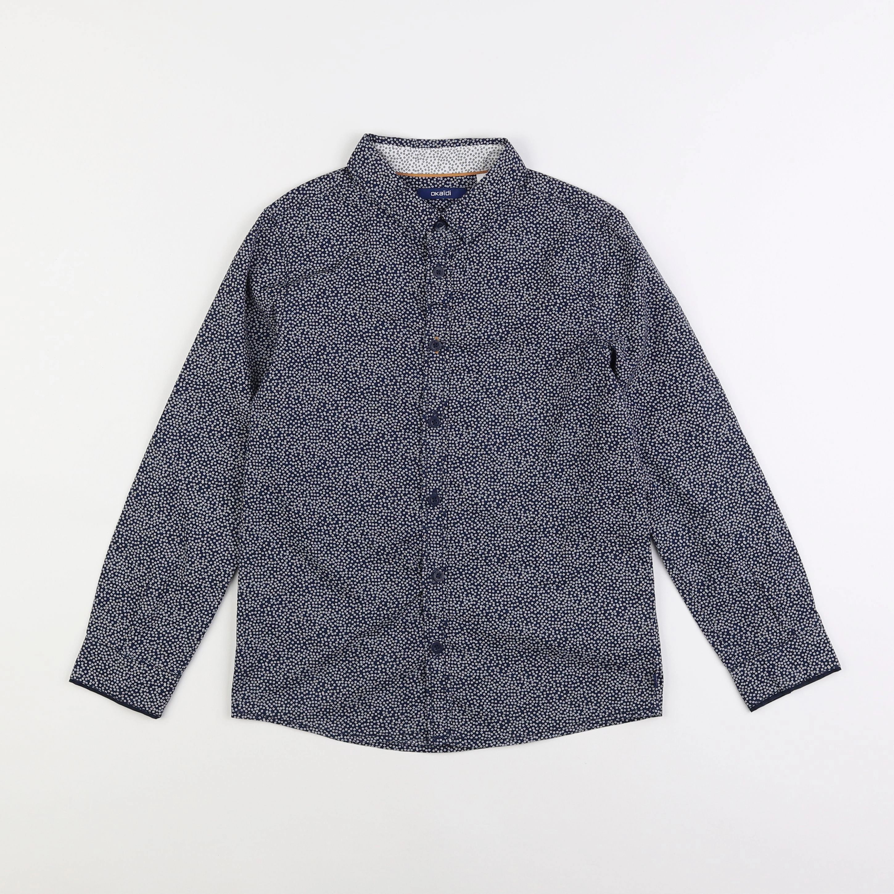 Okaidi - chemise bleu - 8 ans