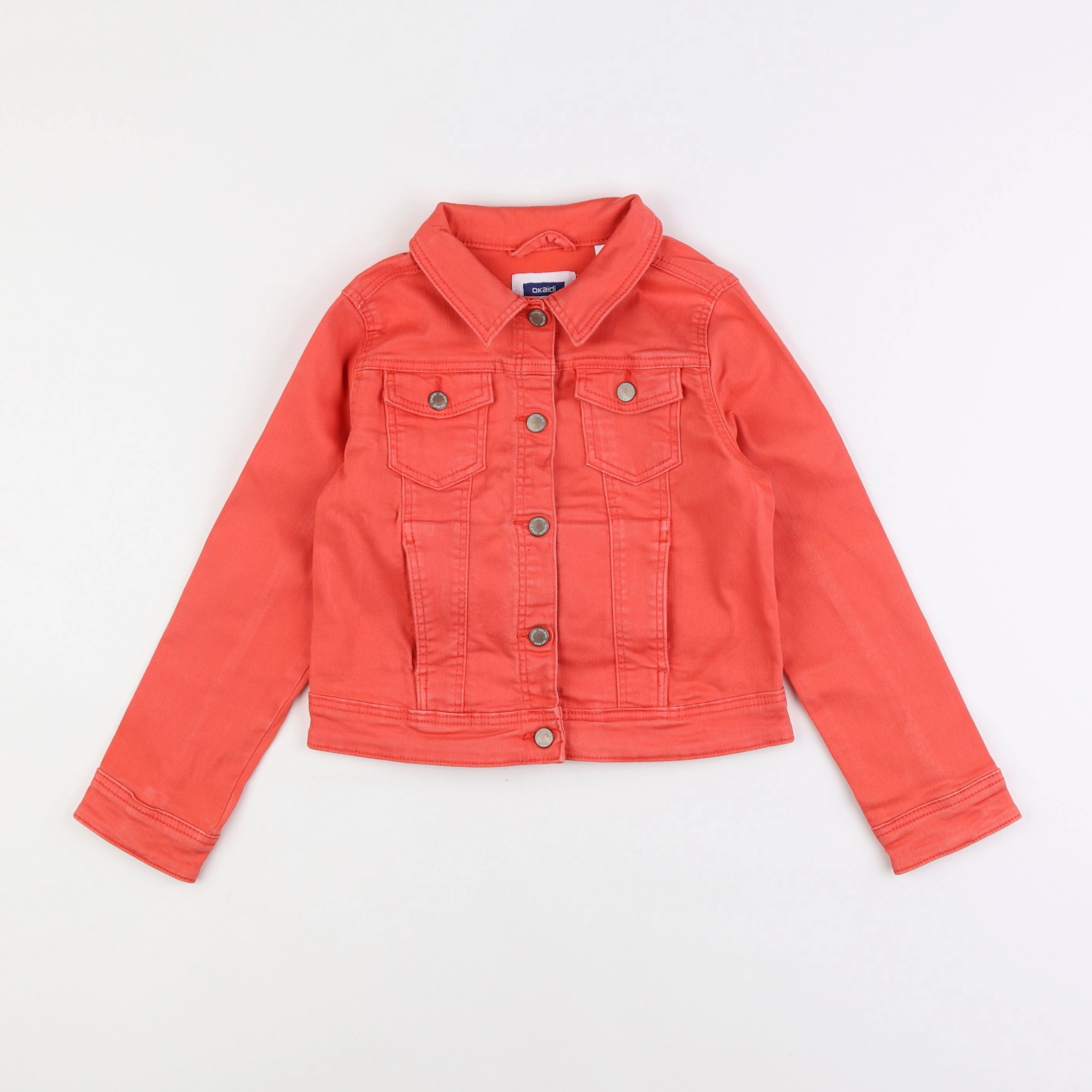 Okaidi - veste orange - 6 ans