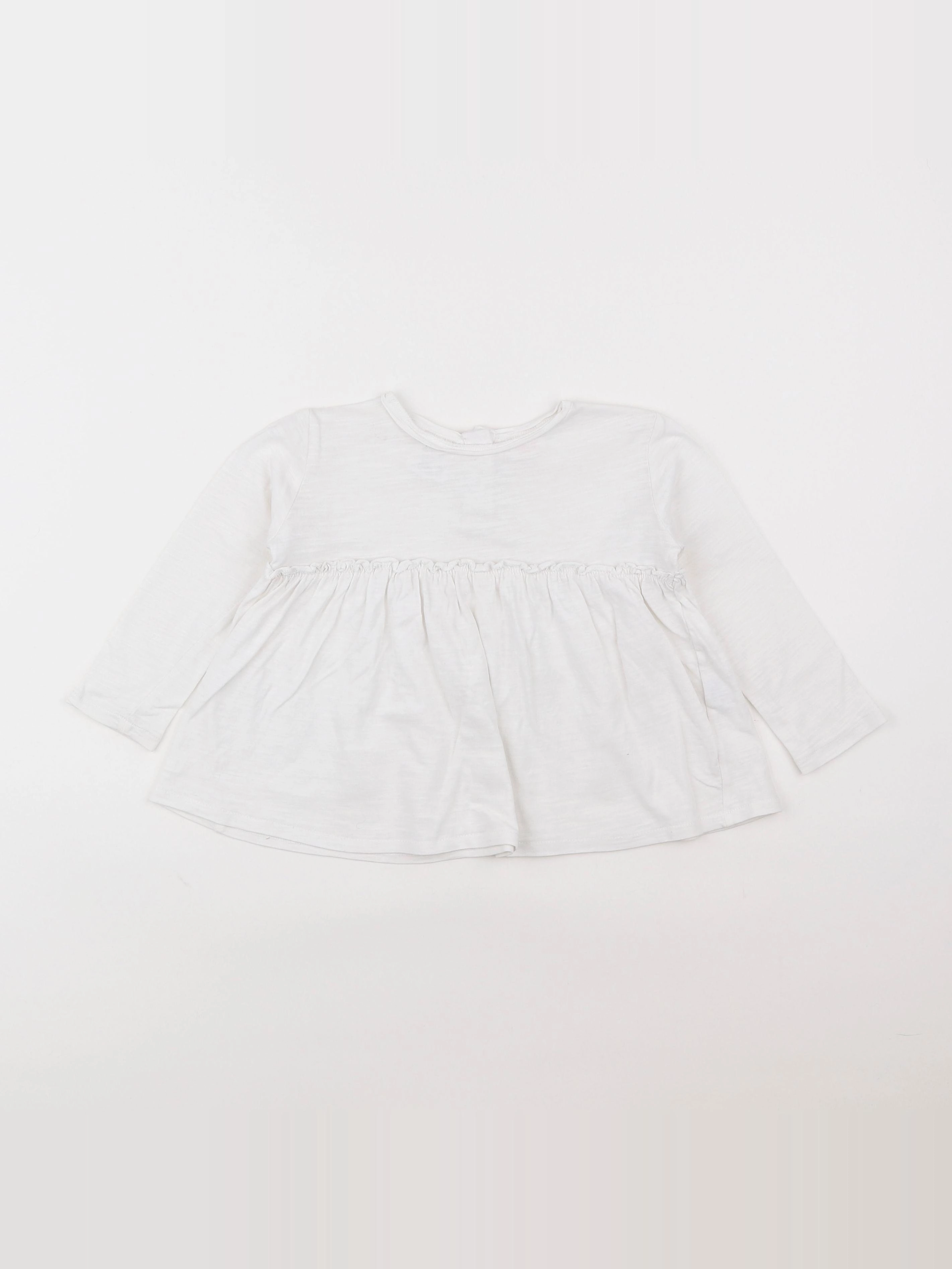 Zara - tee-shirt blanc - 18 mois à 2 ans