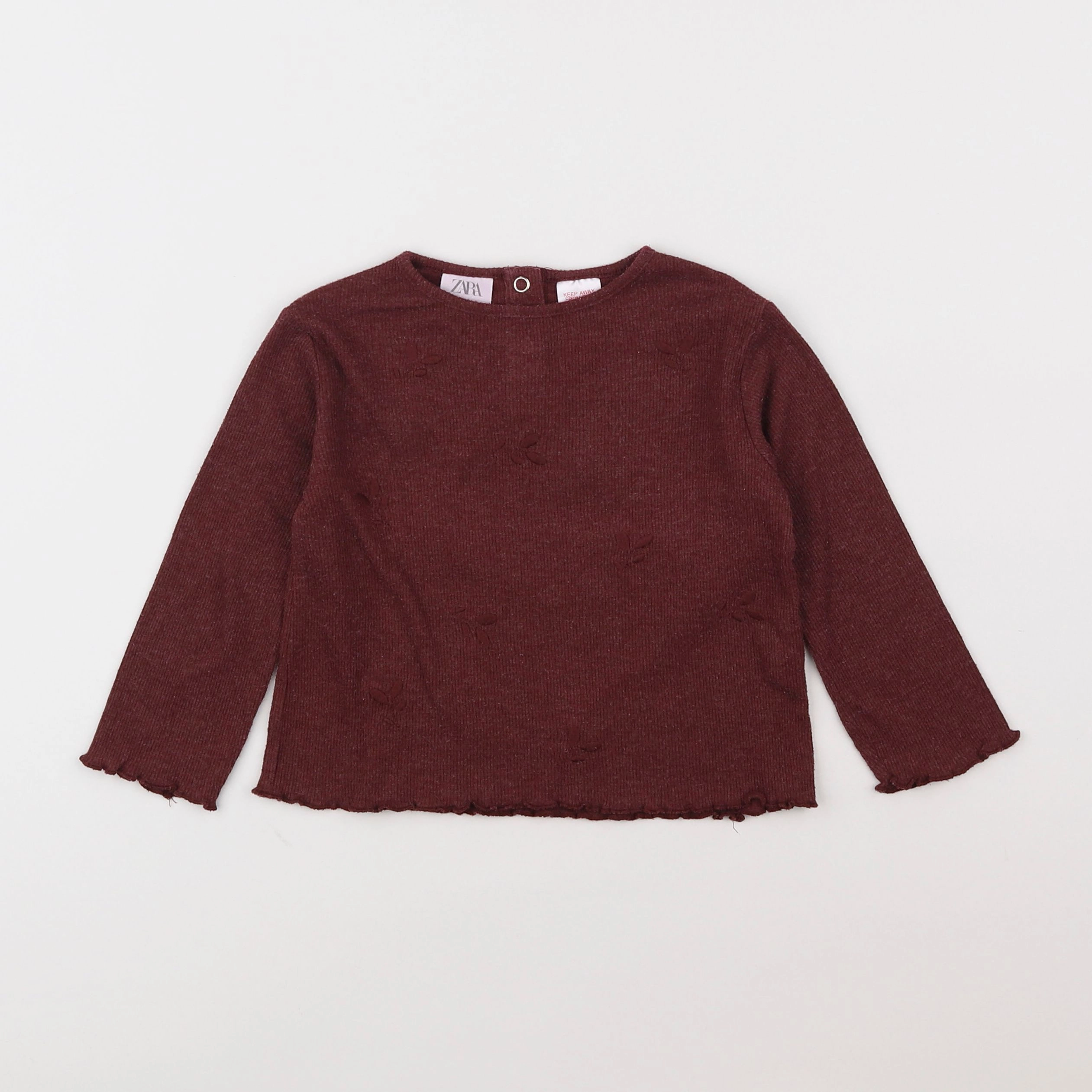 Zara - tee-shirt rouge - 18 mois à 2 ans