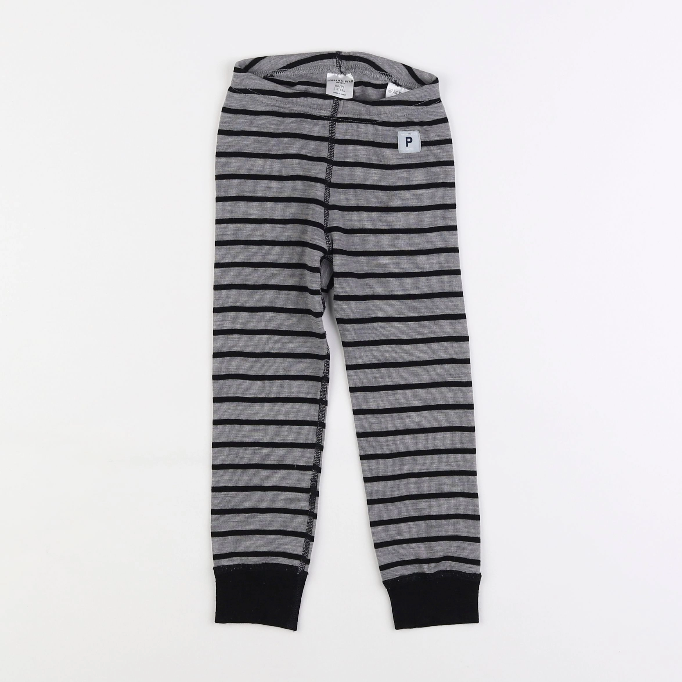 Polarn O. Pyret - legging gris - 2 ans