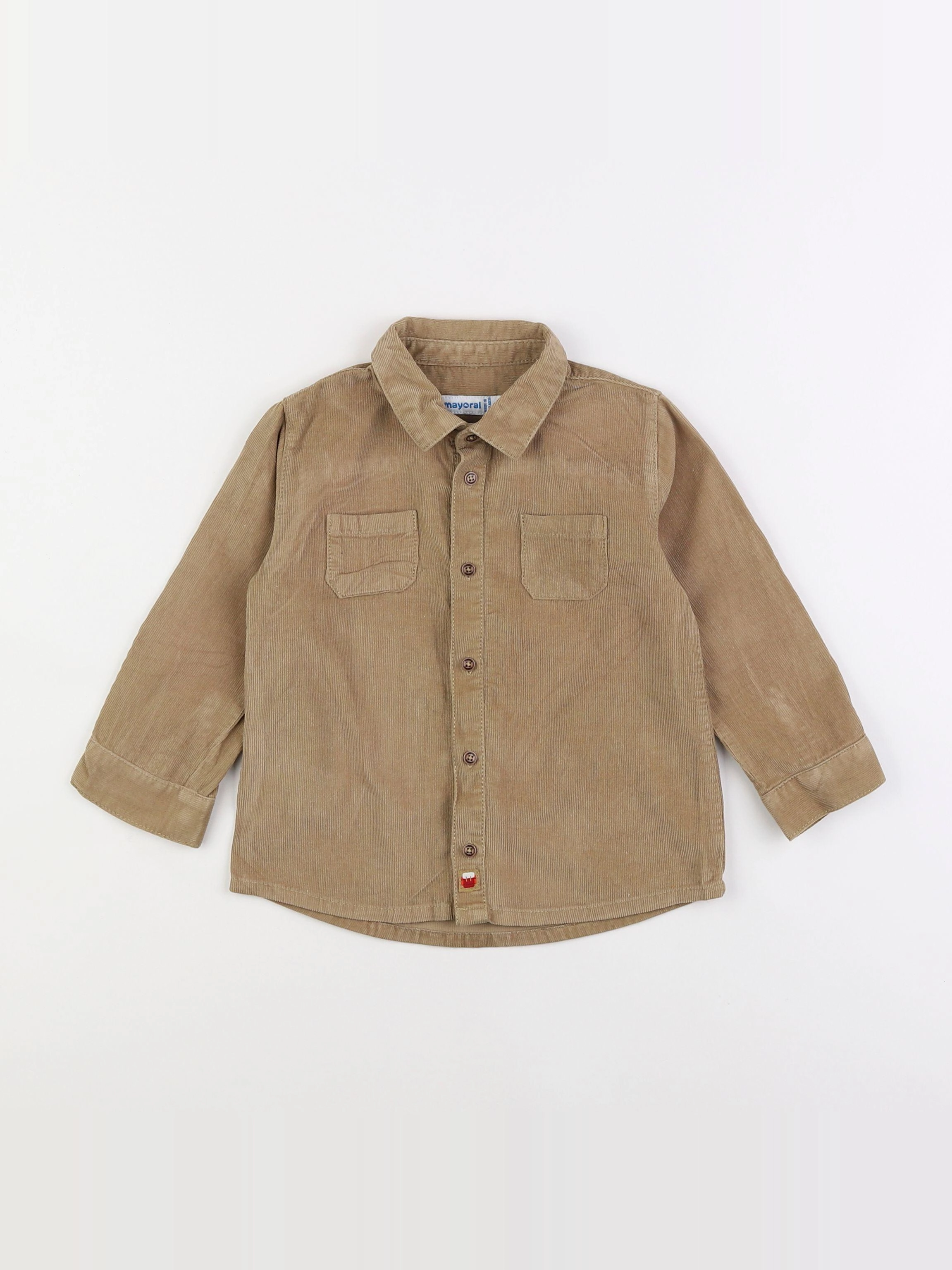 Mayoral - chemise beige - 18 mois