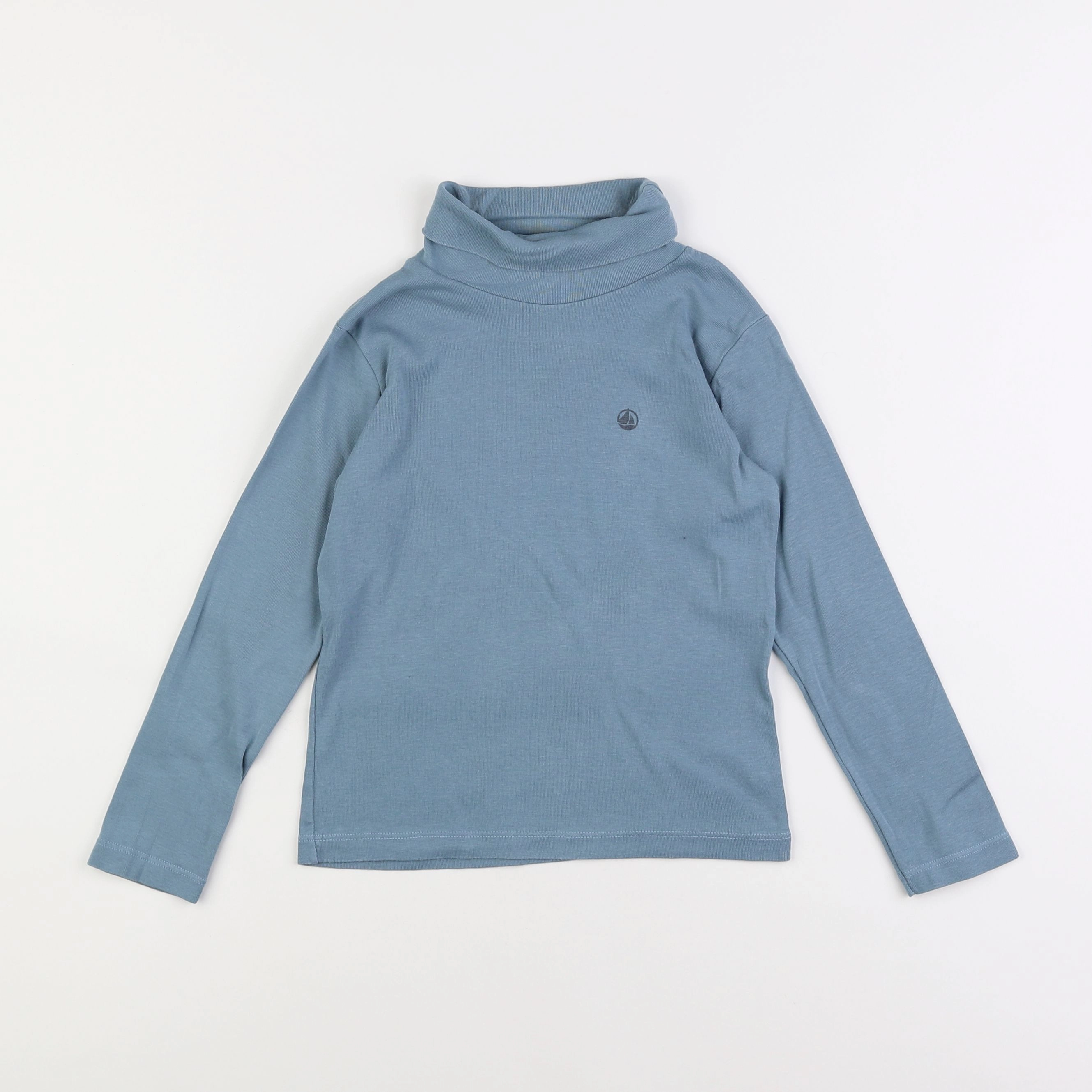 Petit Bateau - sous-pull bleu - 6 ans