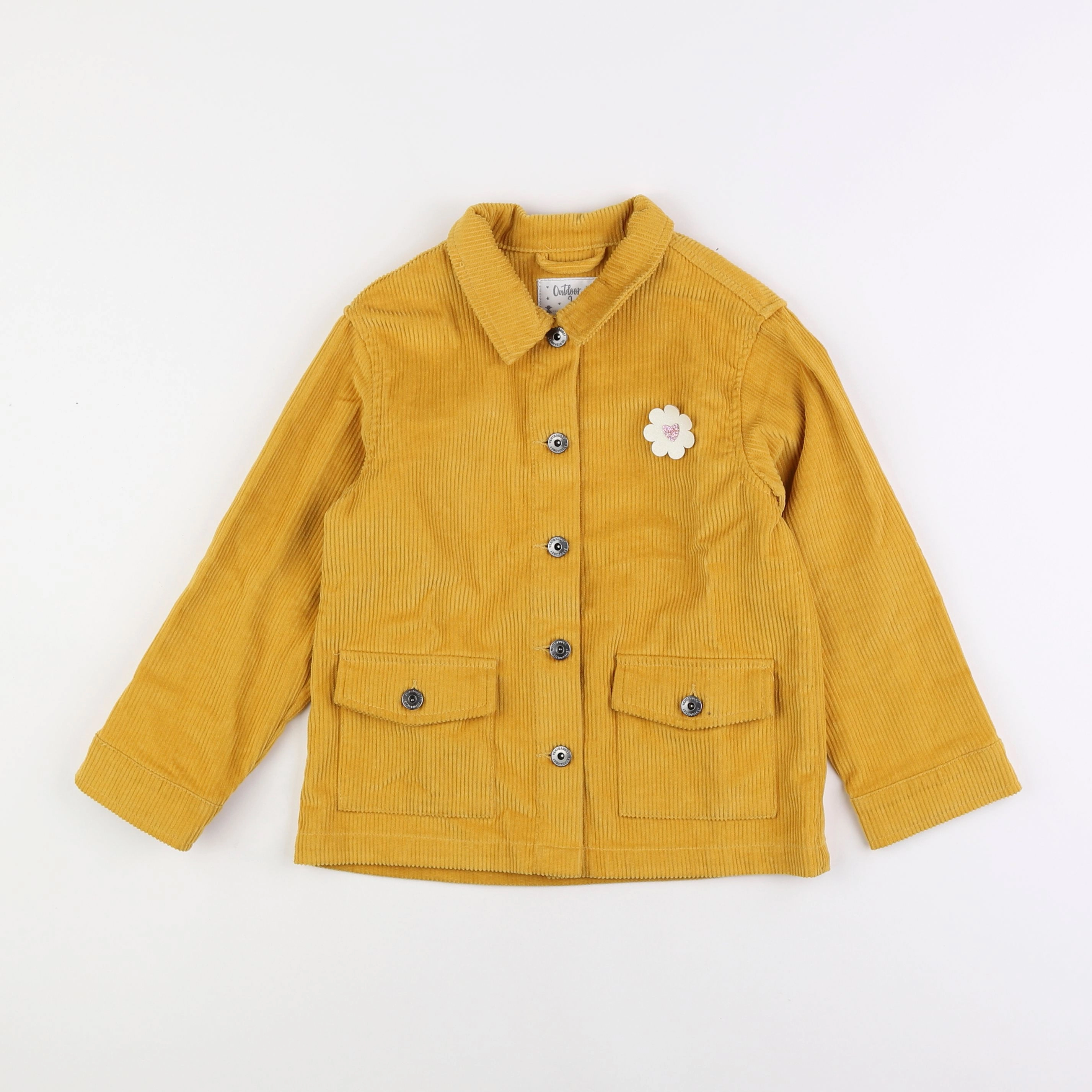 Vertbaudet - veste jaune - 7 ans