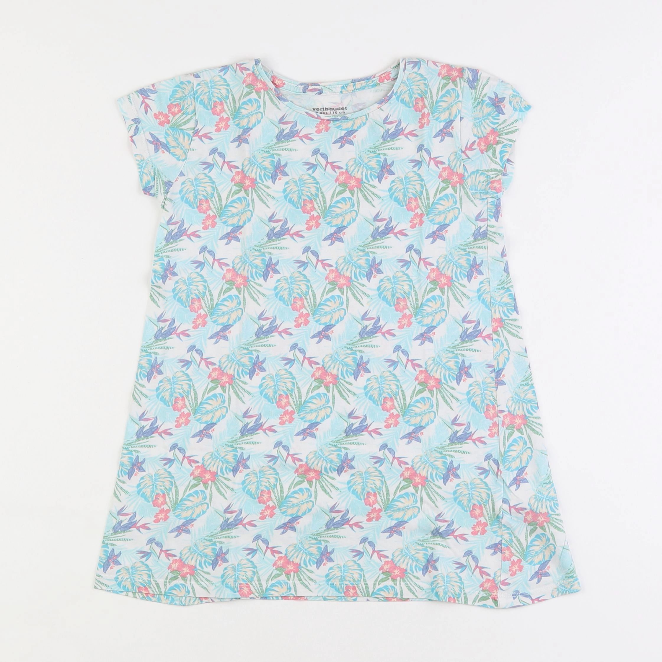 Vertbaudet - robe bleu - 5 ans