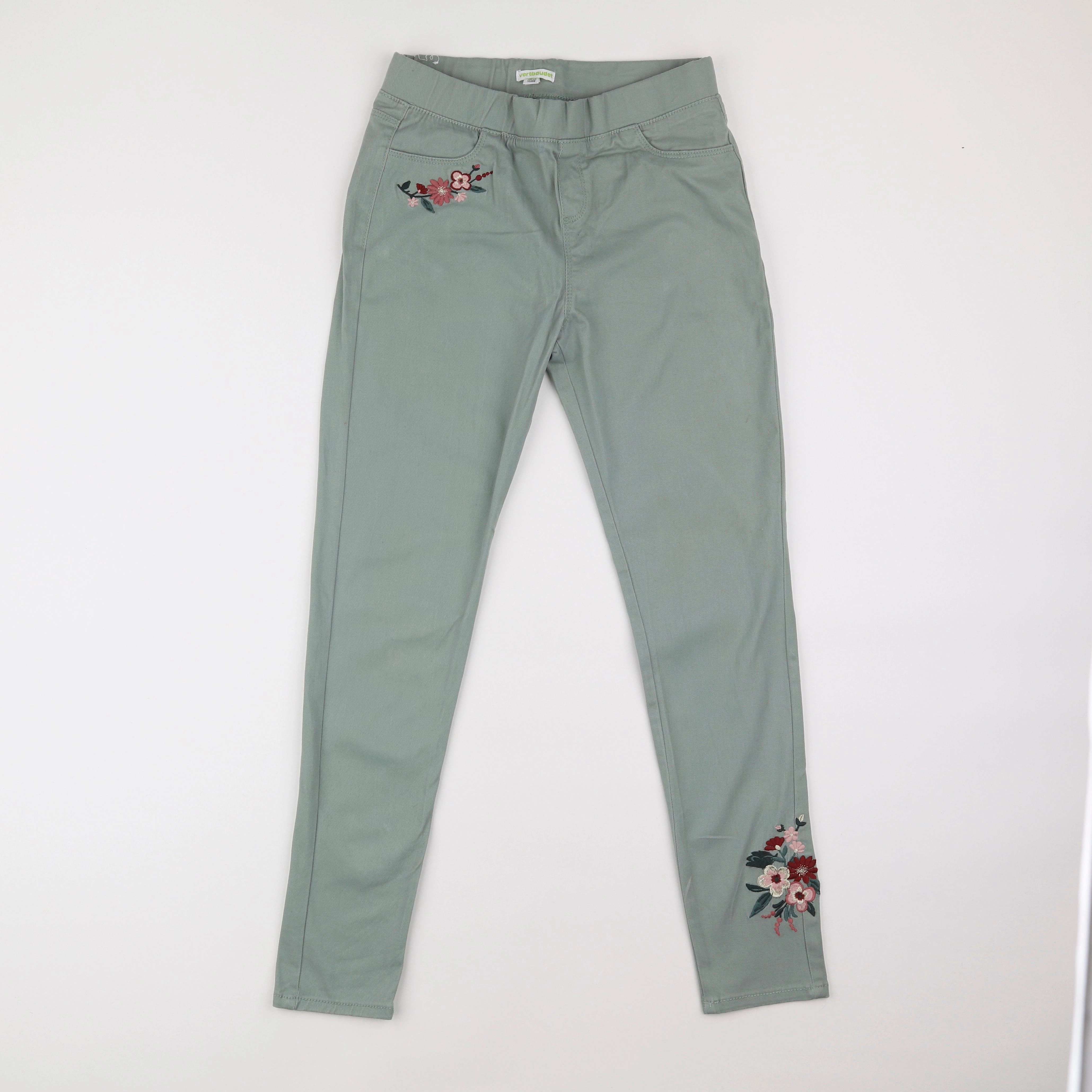 Vertbaudet - jegging vert - 12 ans