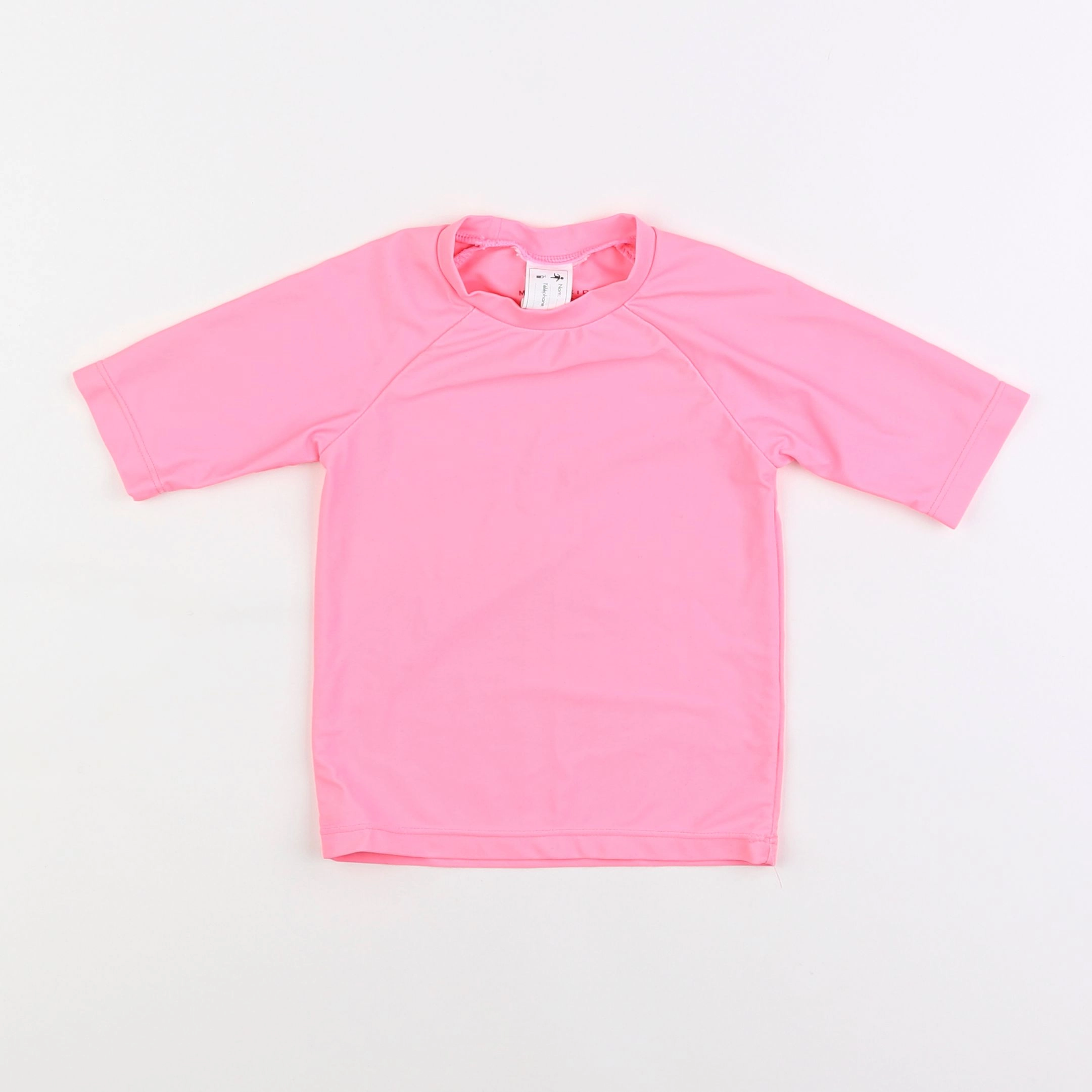 Monoprix - tee-shirt de bain rose - 3/4 ans