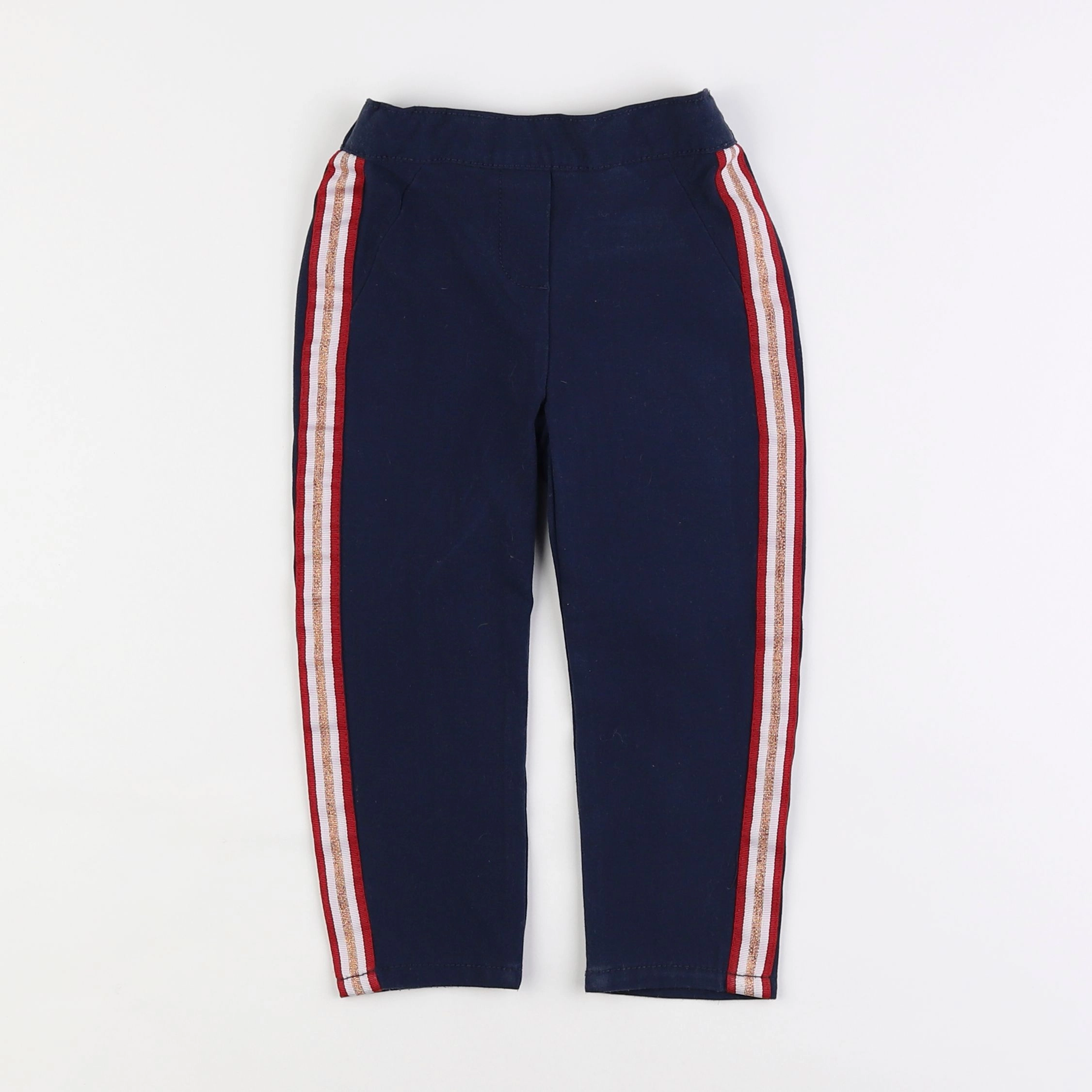 Vertbaudet - pantalon bleu - 3 ans