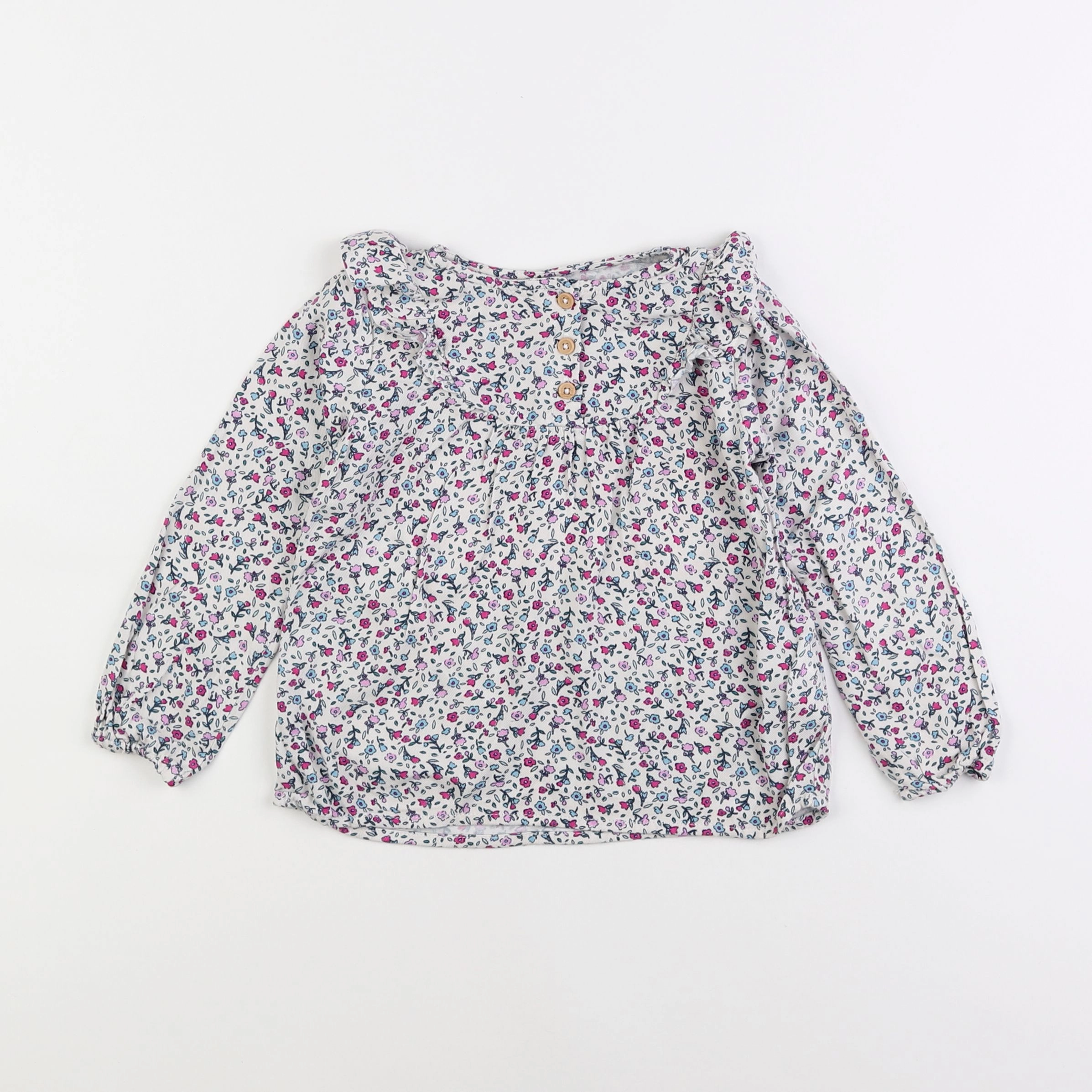 Vertbaudet - blouse rose - 4 ans