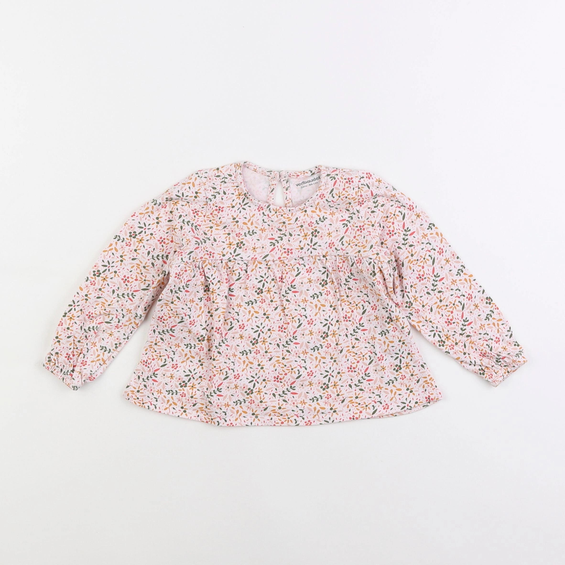 Vertbaudet - tee-shirt rose - 2 ans