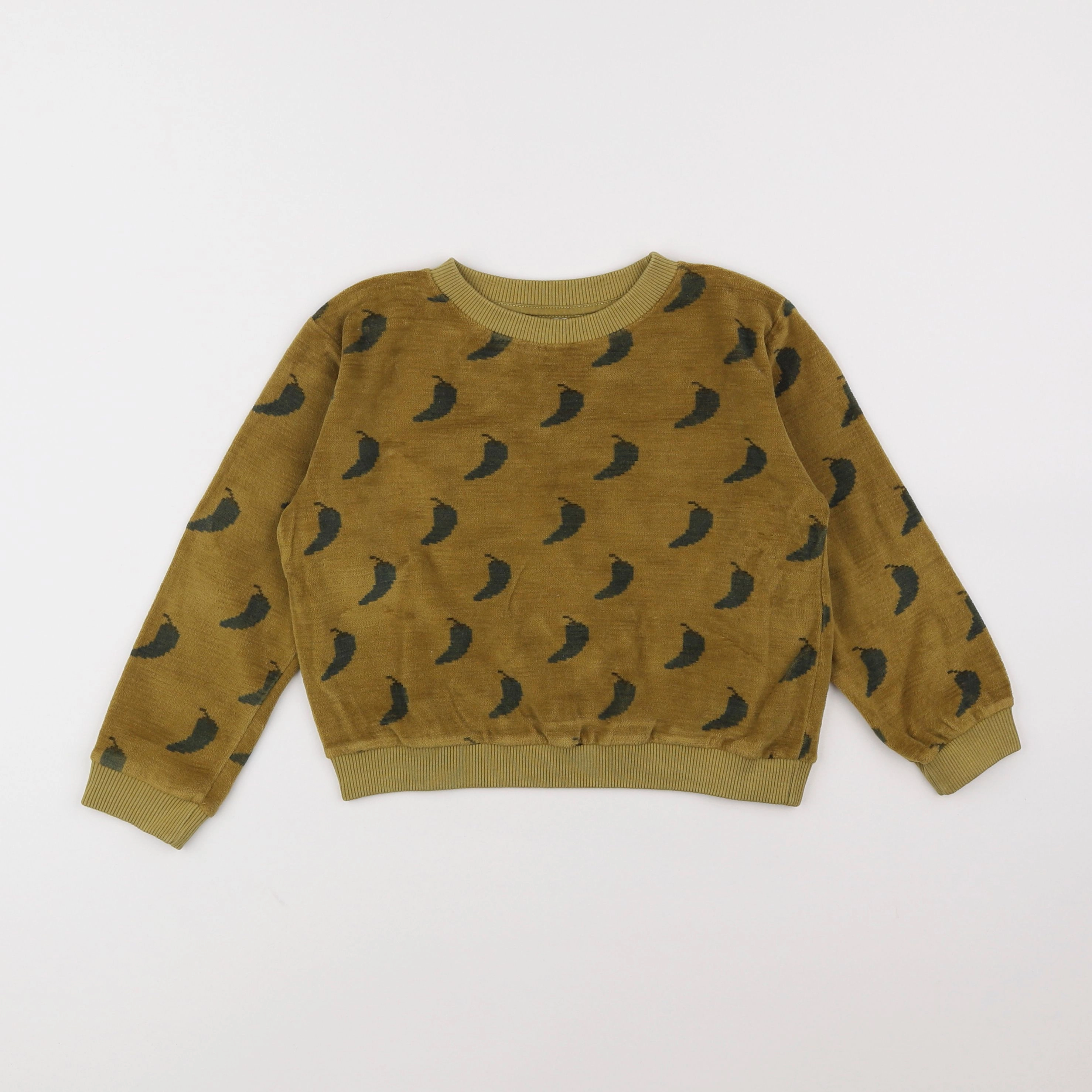 Emile et Ida - sweat marron - 6 ans