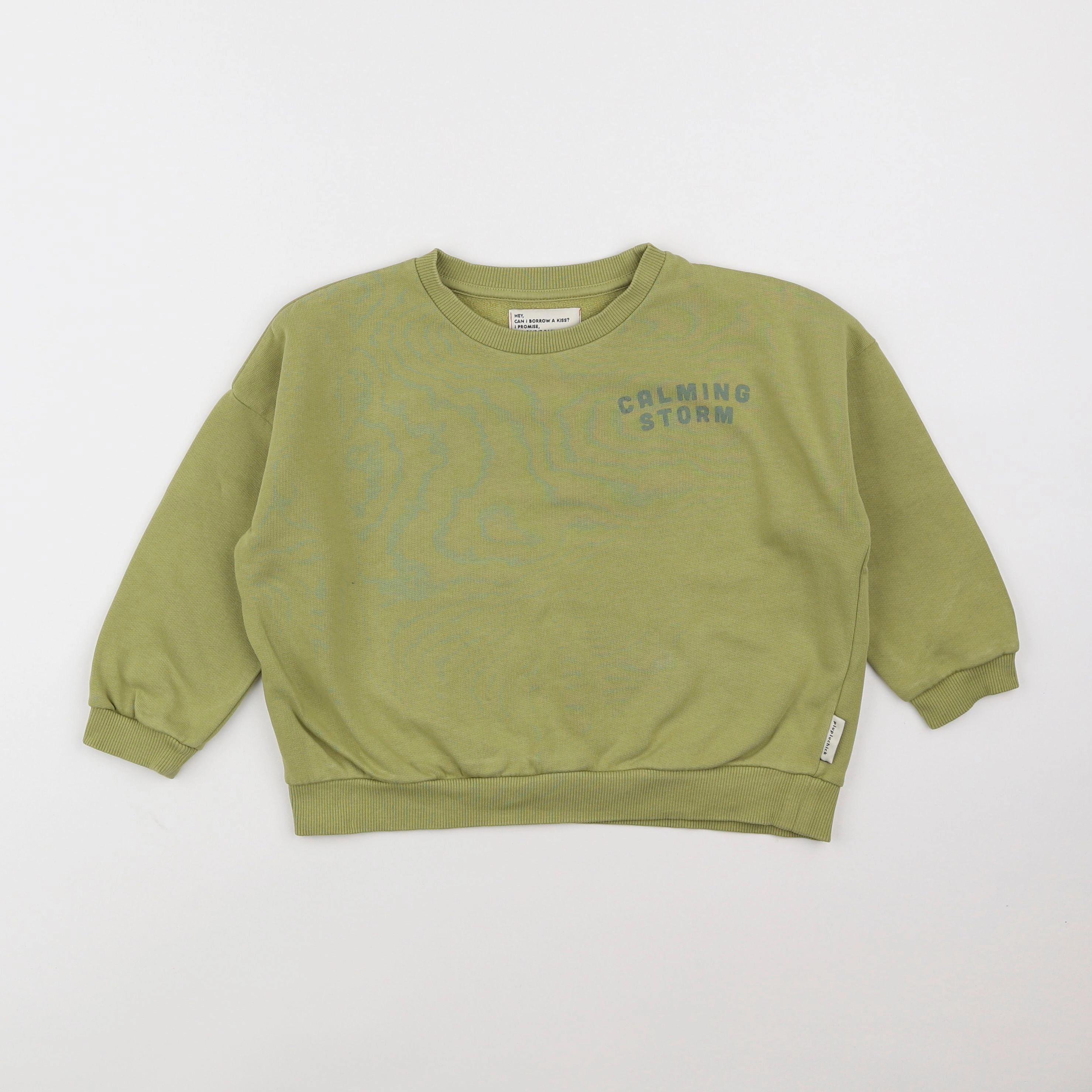 Piupiuchick - sweat vert - 4 ans