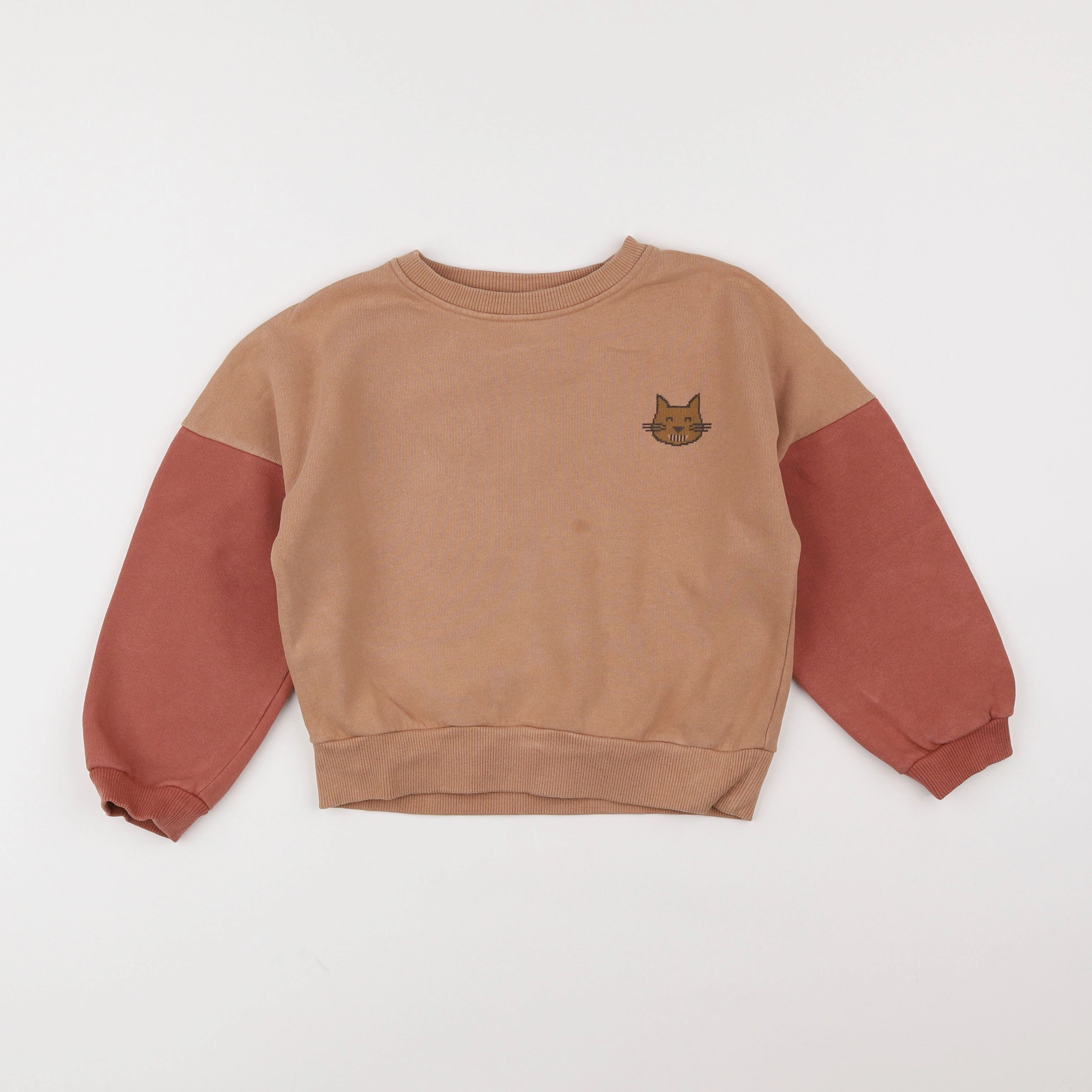 Emile et Ida - sweat beige - 6 ans