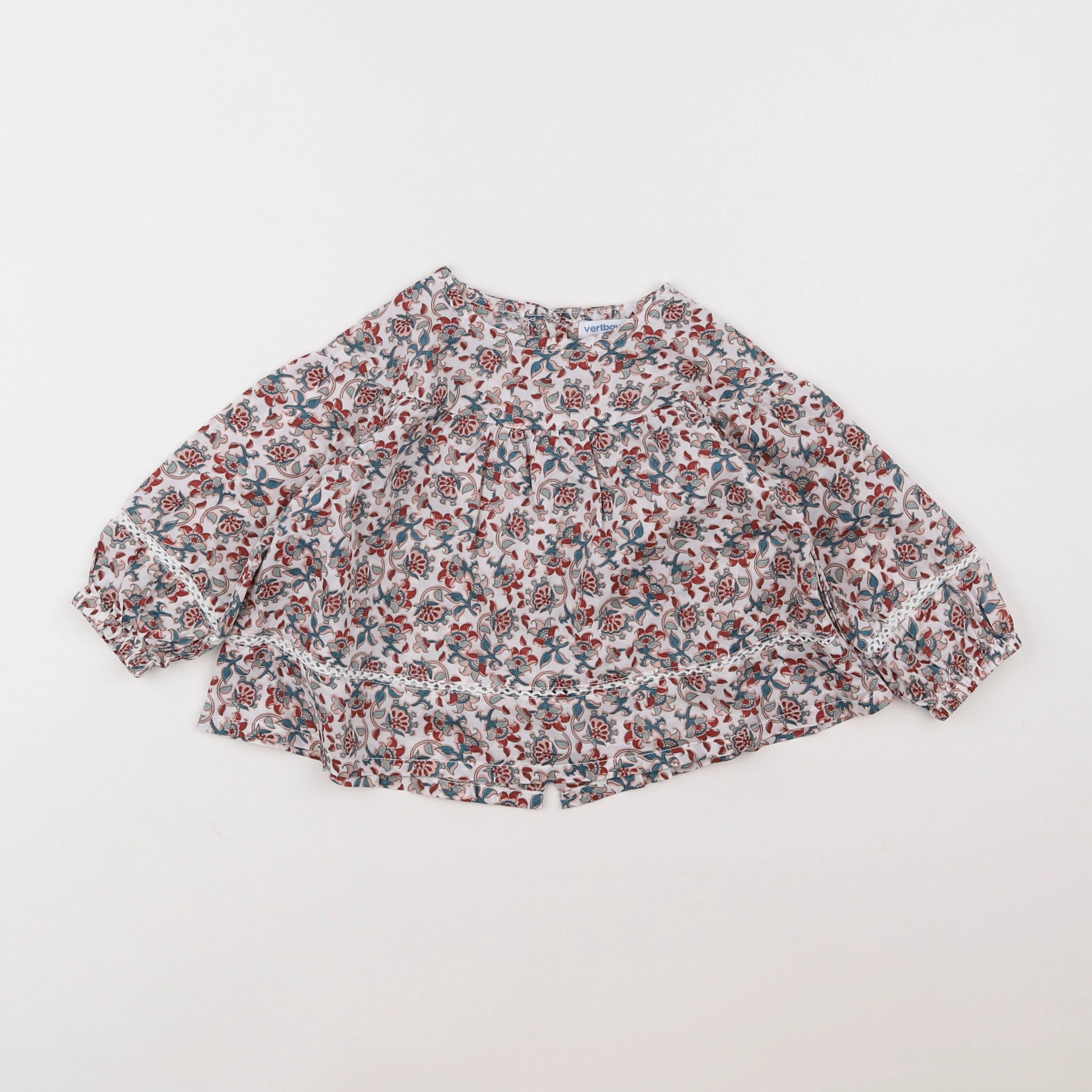 Vertbaudet - blouse multicolore - 18 mois