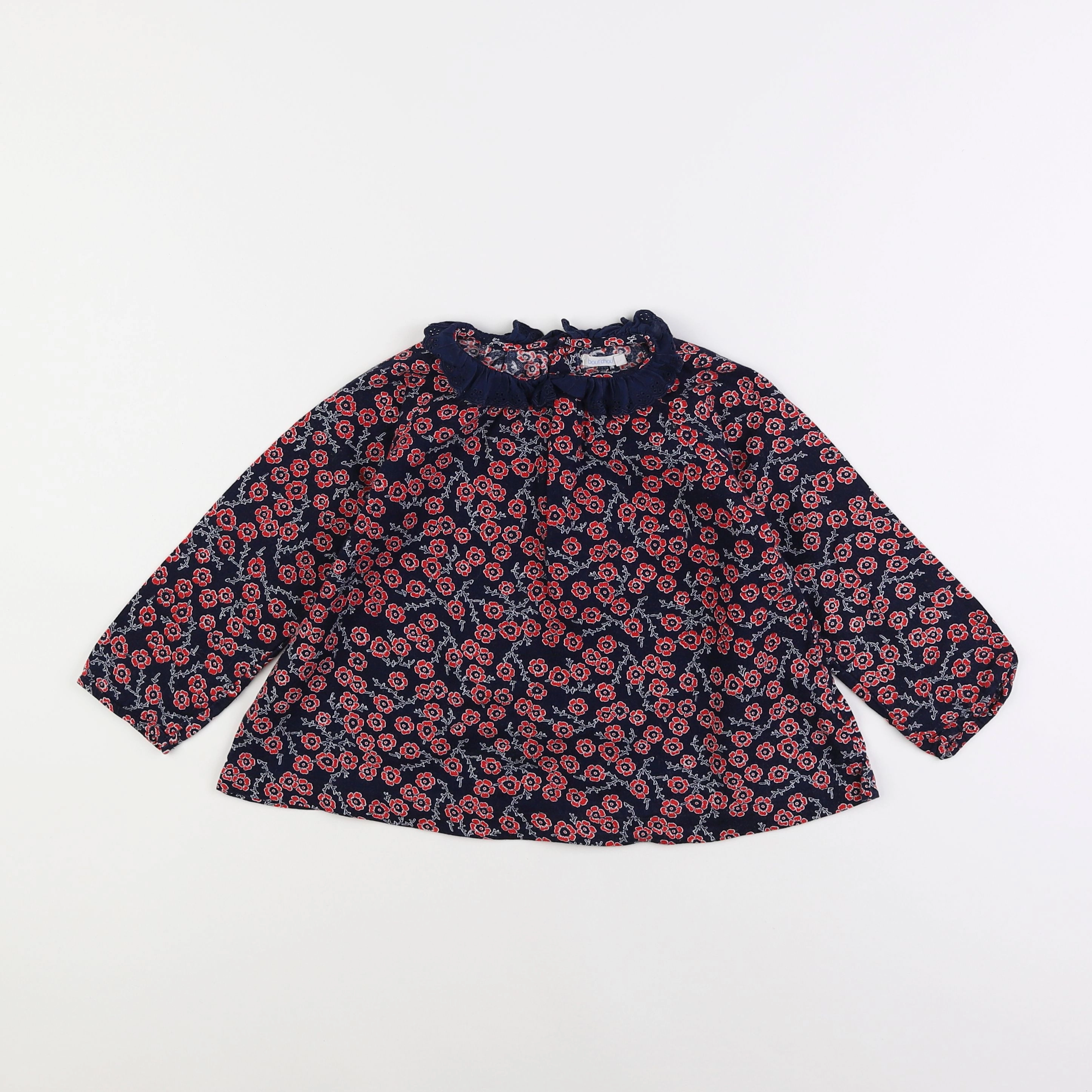 Boutchou - blouse rouge - 3 ans