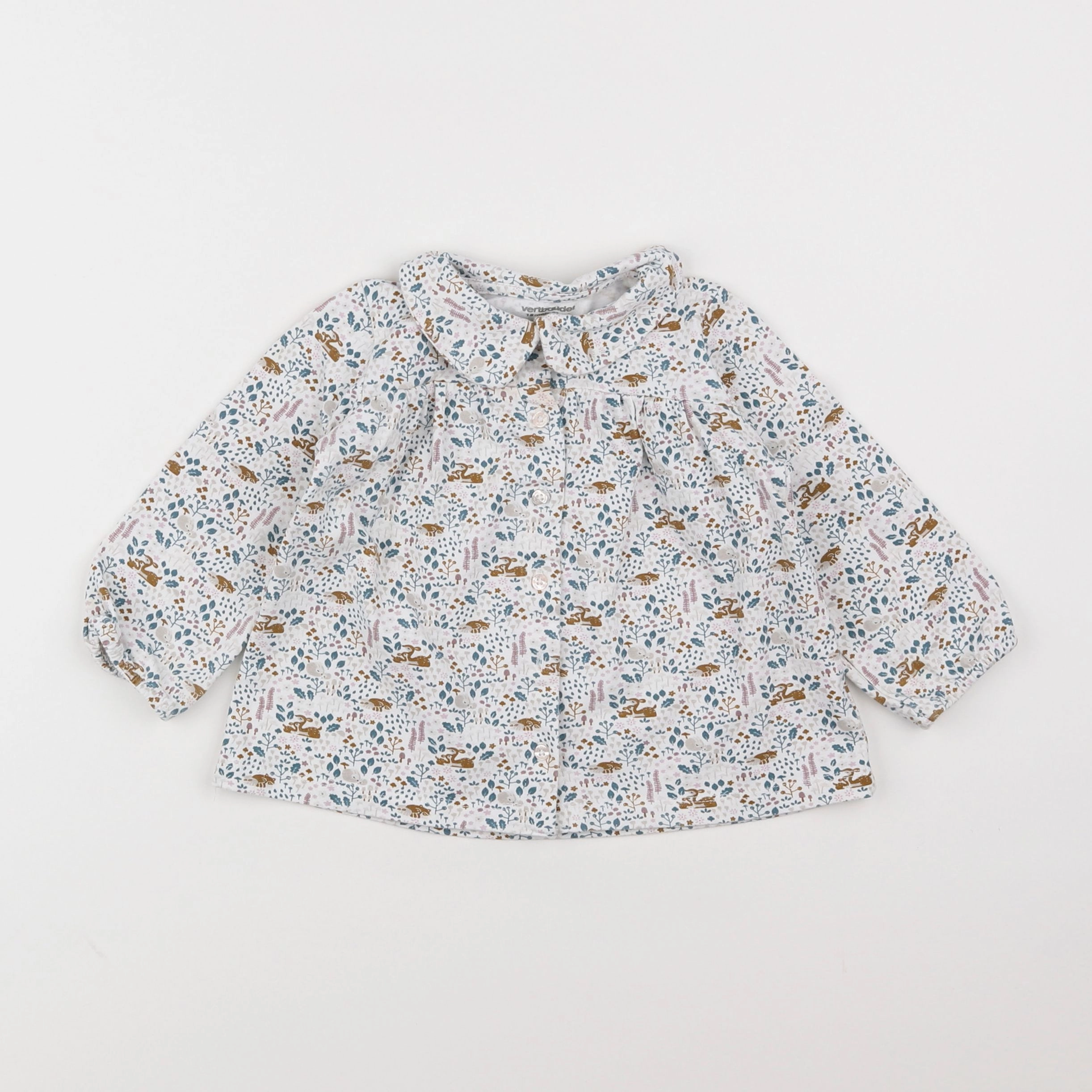 Vertbaudet - blouse multicolore - 18 mois