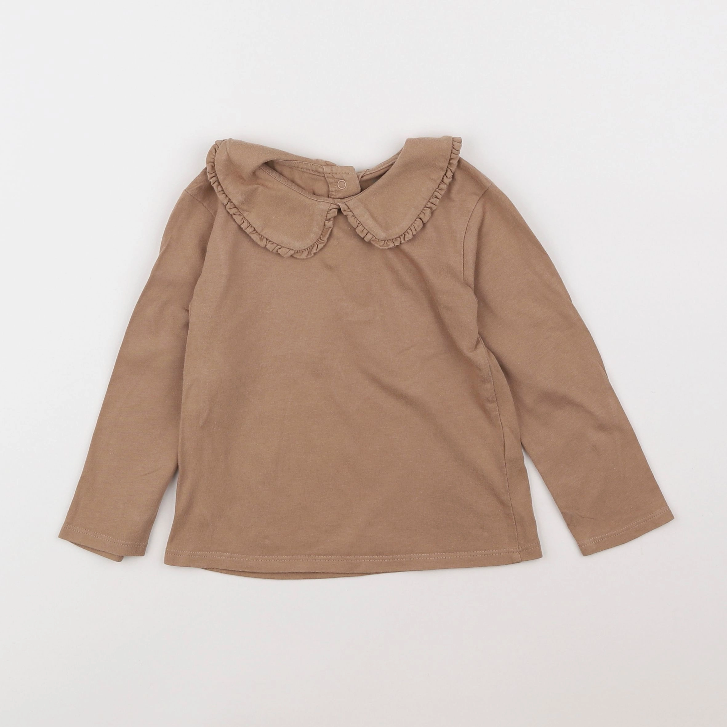 Vertbaudet - tee-shirt marron - 2 ans