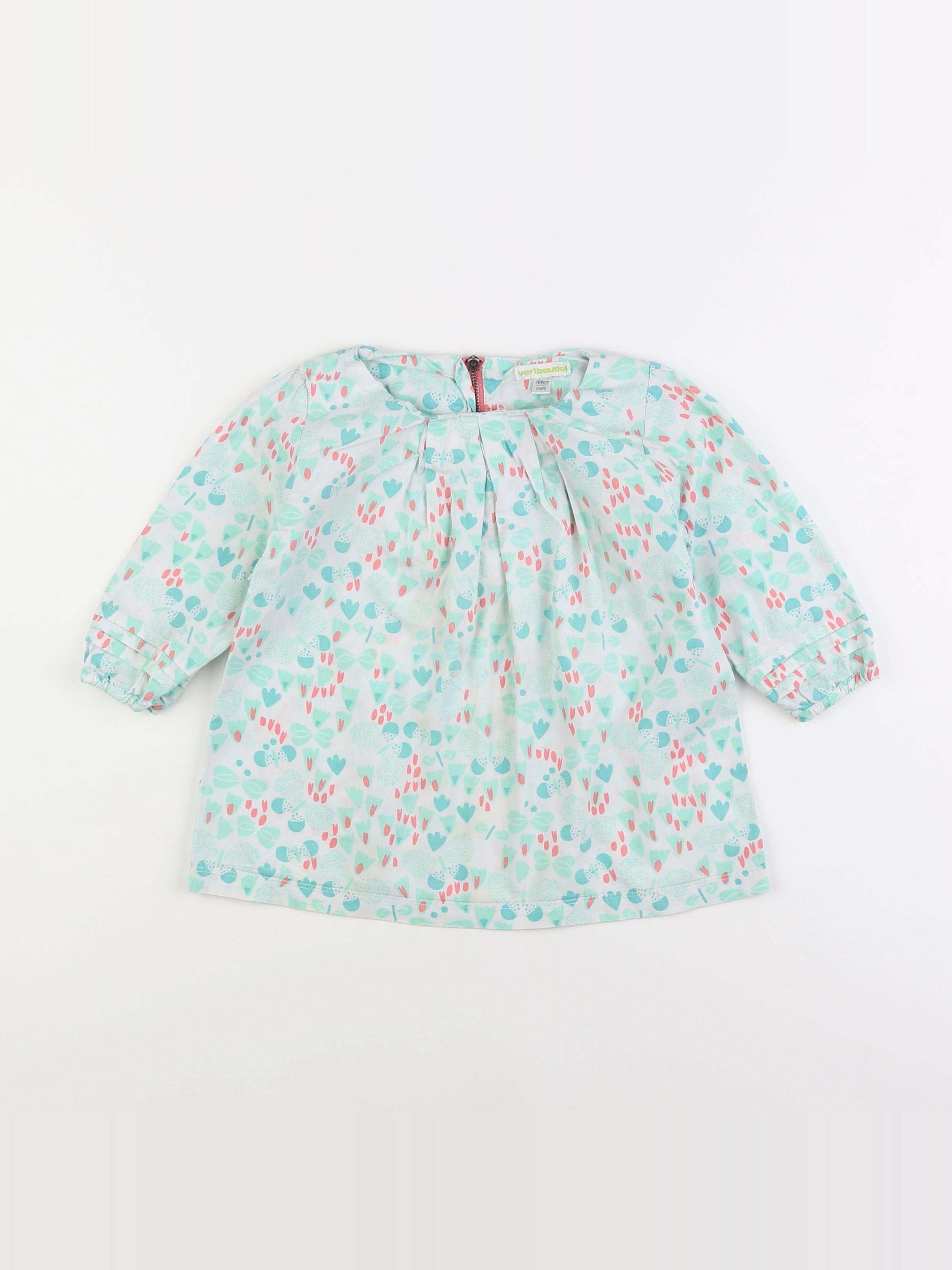 Vertbaudet - robe multicolore - 5 ans