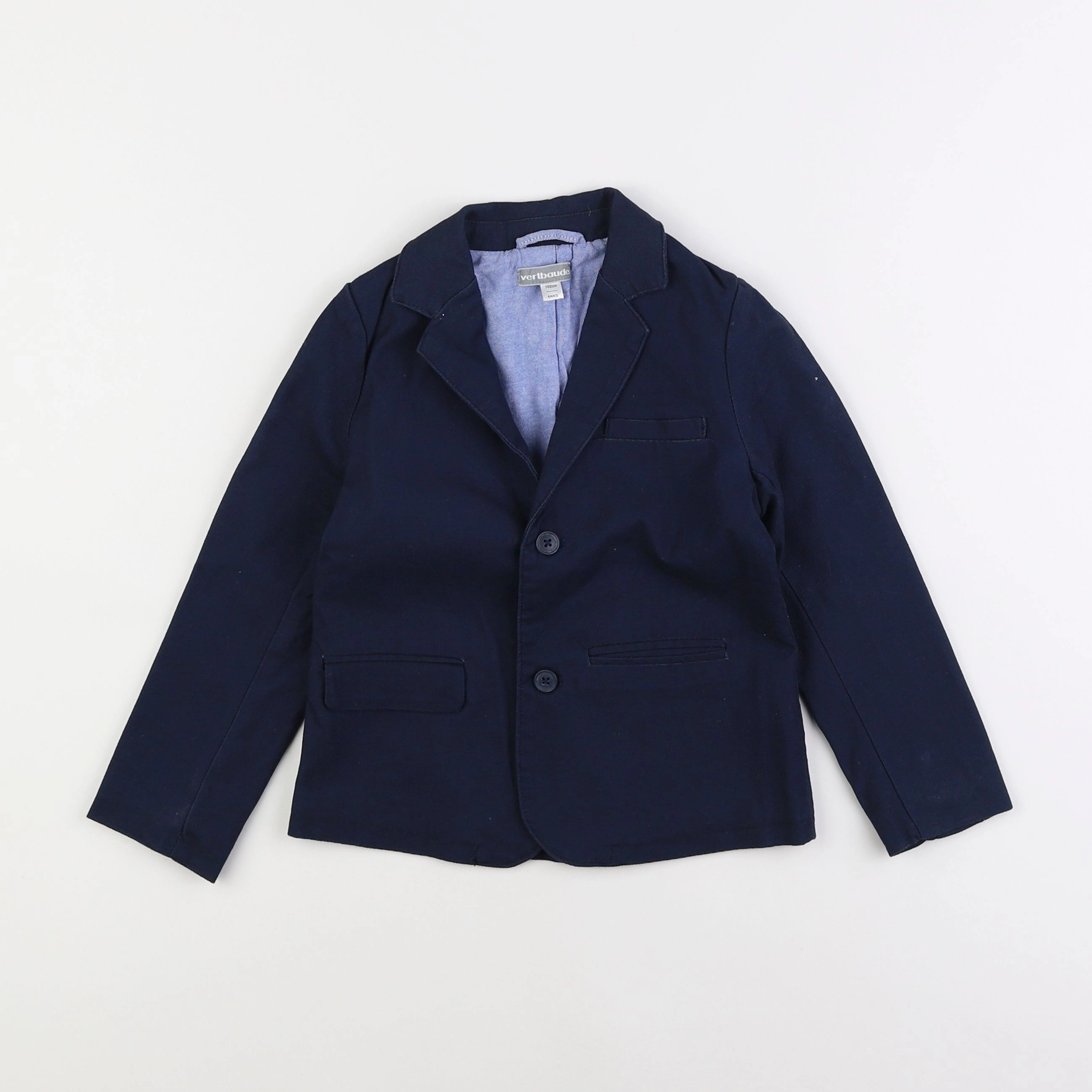 Vertbaudet - veste bleu - 4 ans