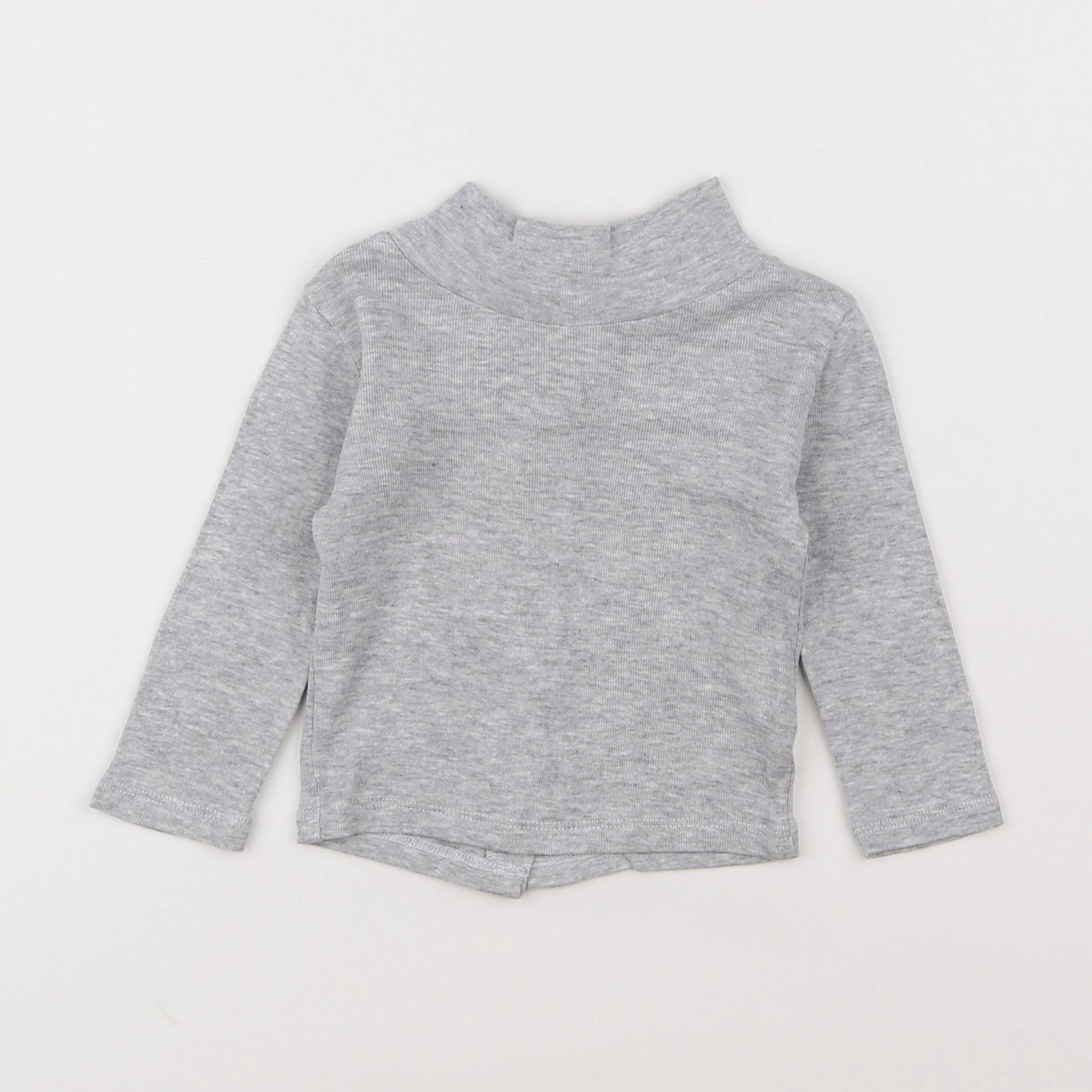 Vertbaudet - sous-pull gris - 6 mois