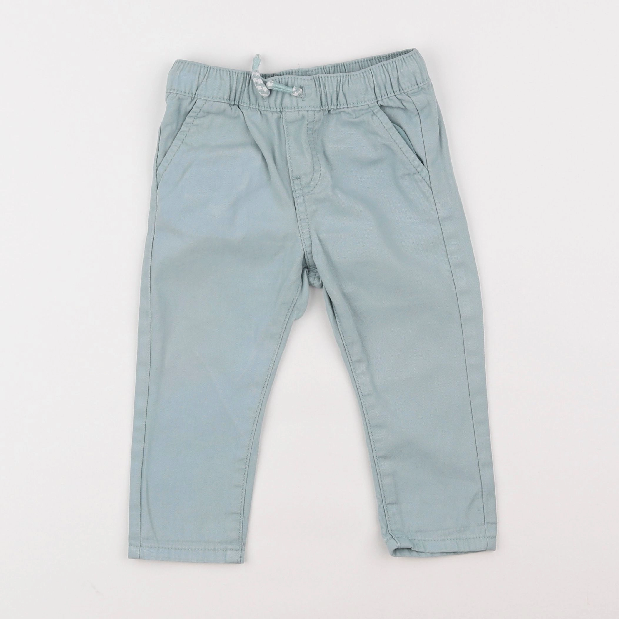 Vertbaudet - pantalon vert - 12 mois