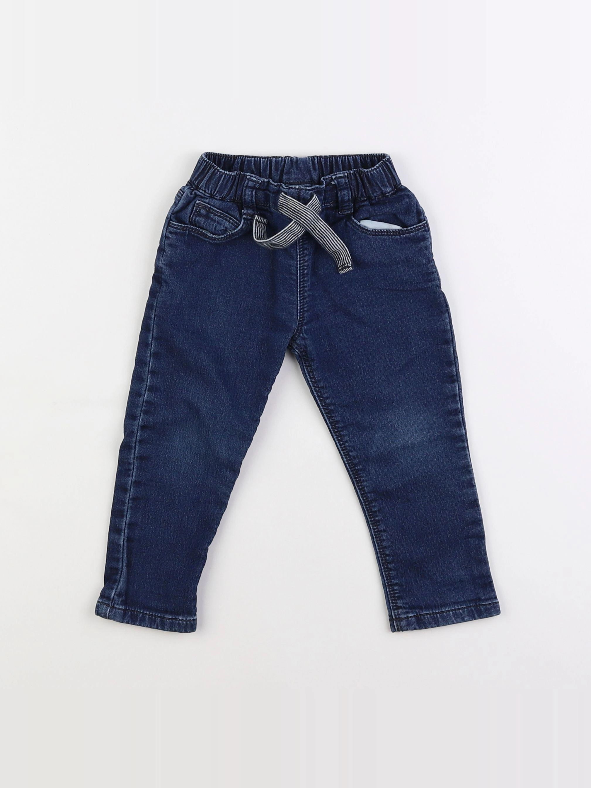 Petit Bateau - jean bleu - 18 mois