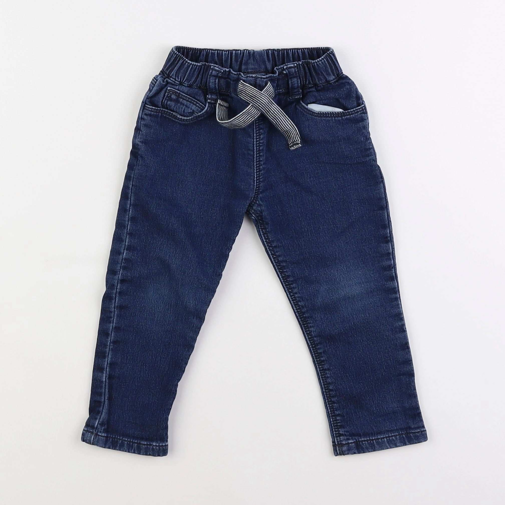 Petit Bateau - jean bleu - 18 mois