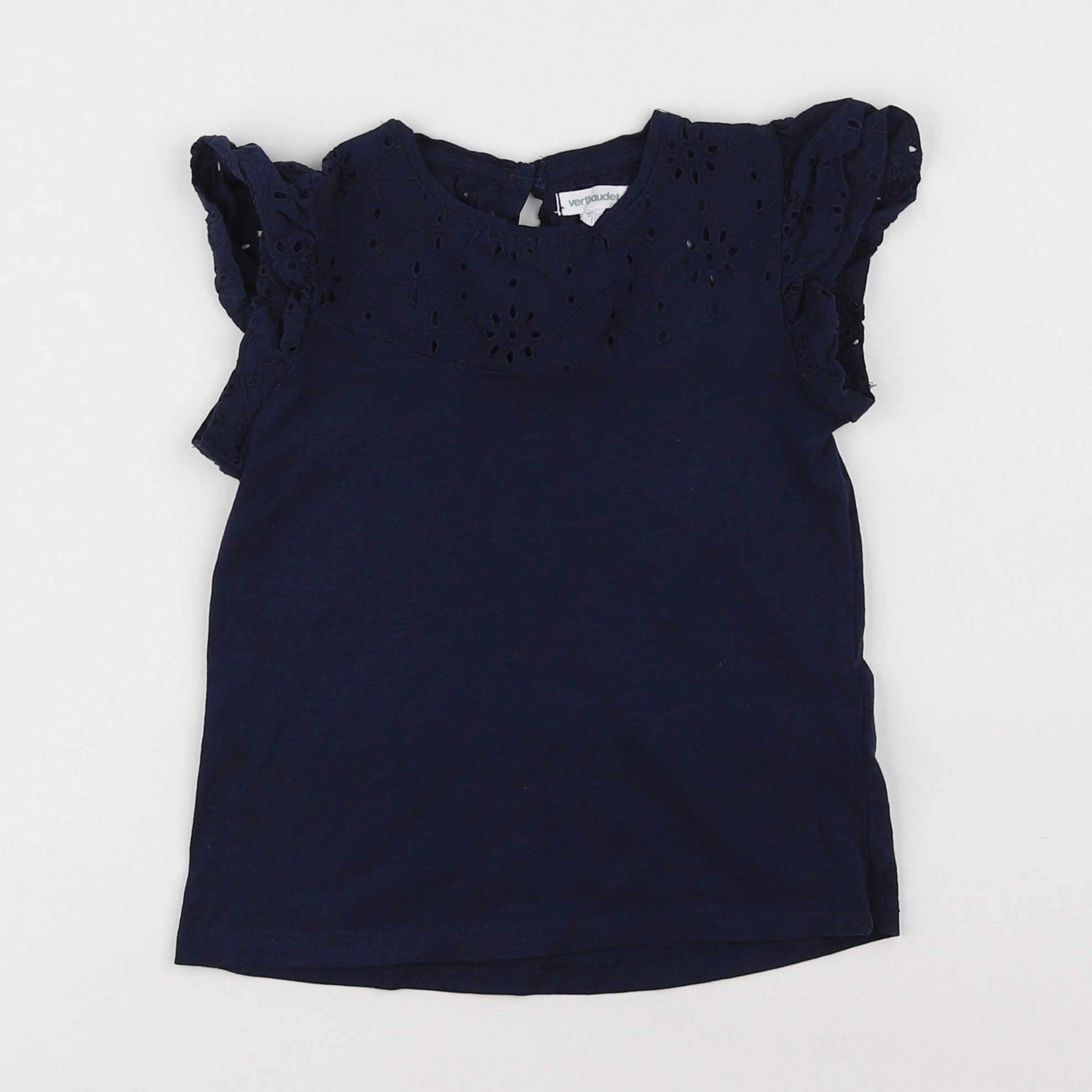 Vertbaudet - tee-shirt bleu - 5 ans