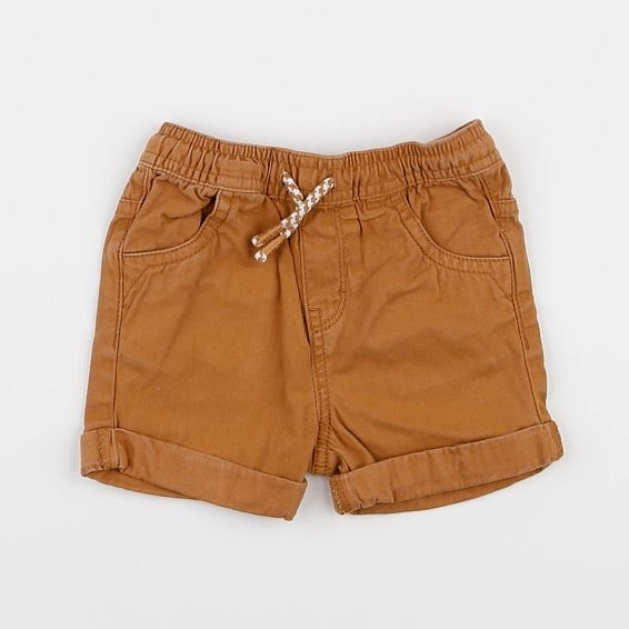 Vertbaudet - short marron - 12 mois