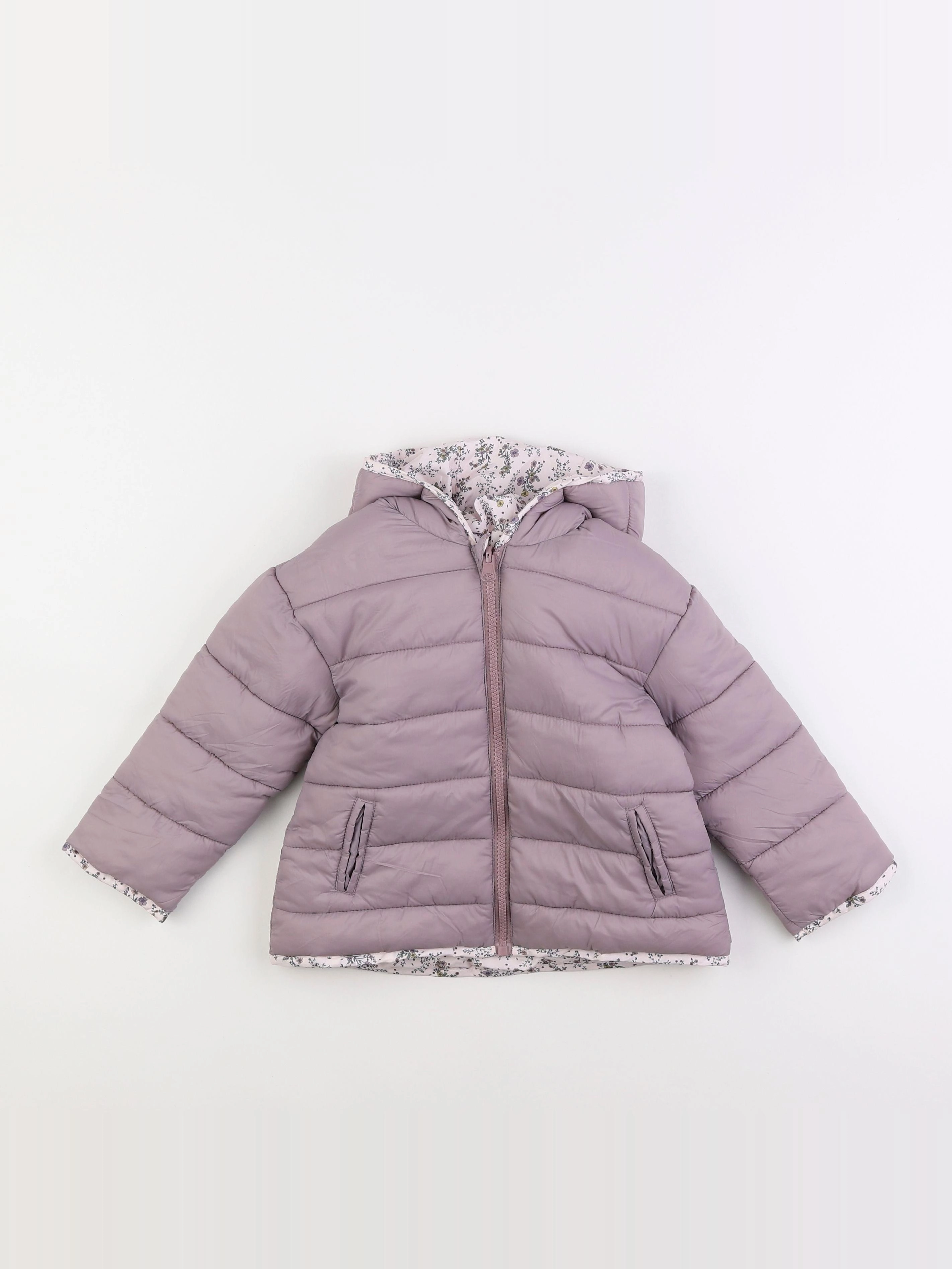 Vertbaudet - doudoune rose - 3 ans