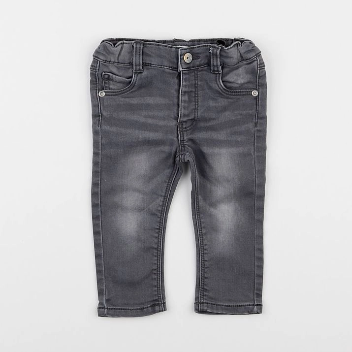 Vertbaudet - pantalon gris - 12 mois