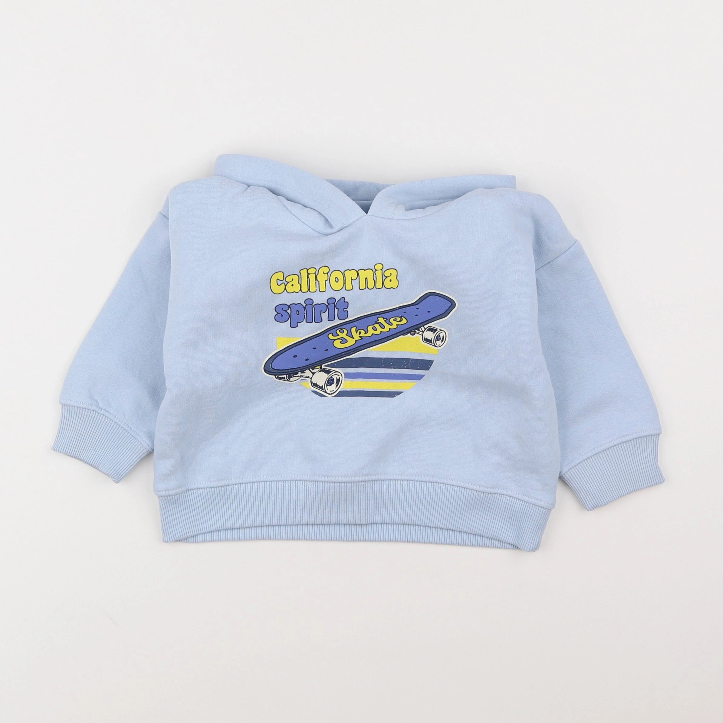 Vertbaudet - sweat bleu - 2 ans