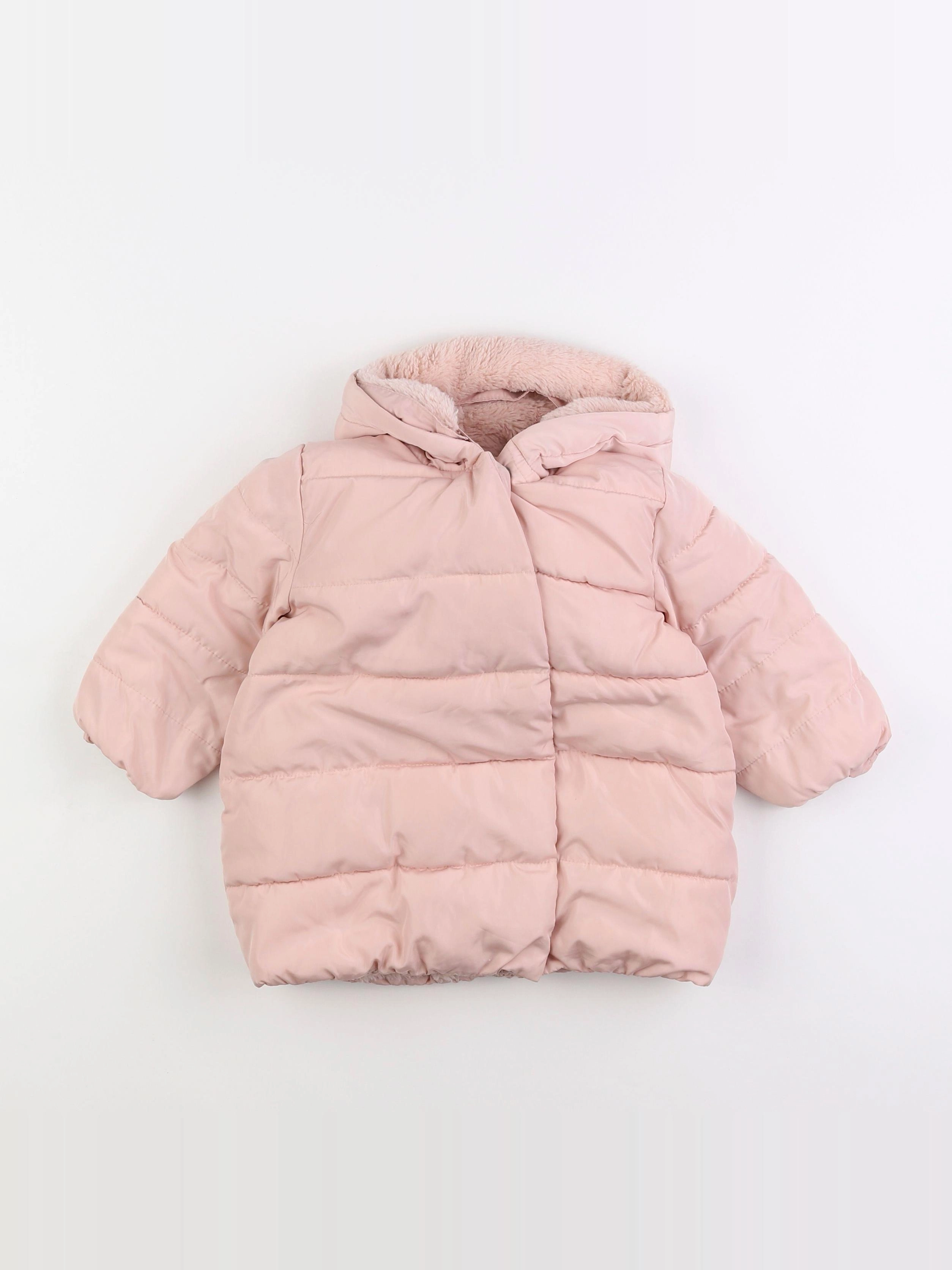 Vertbaudet - doudoune rose - 18 mois