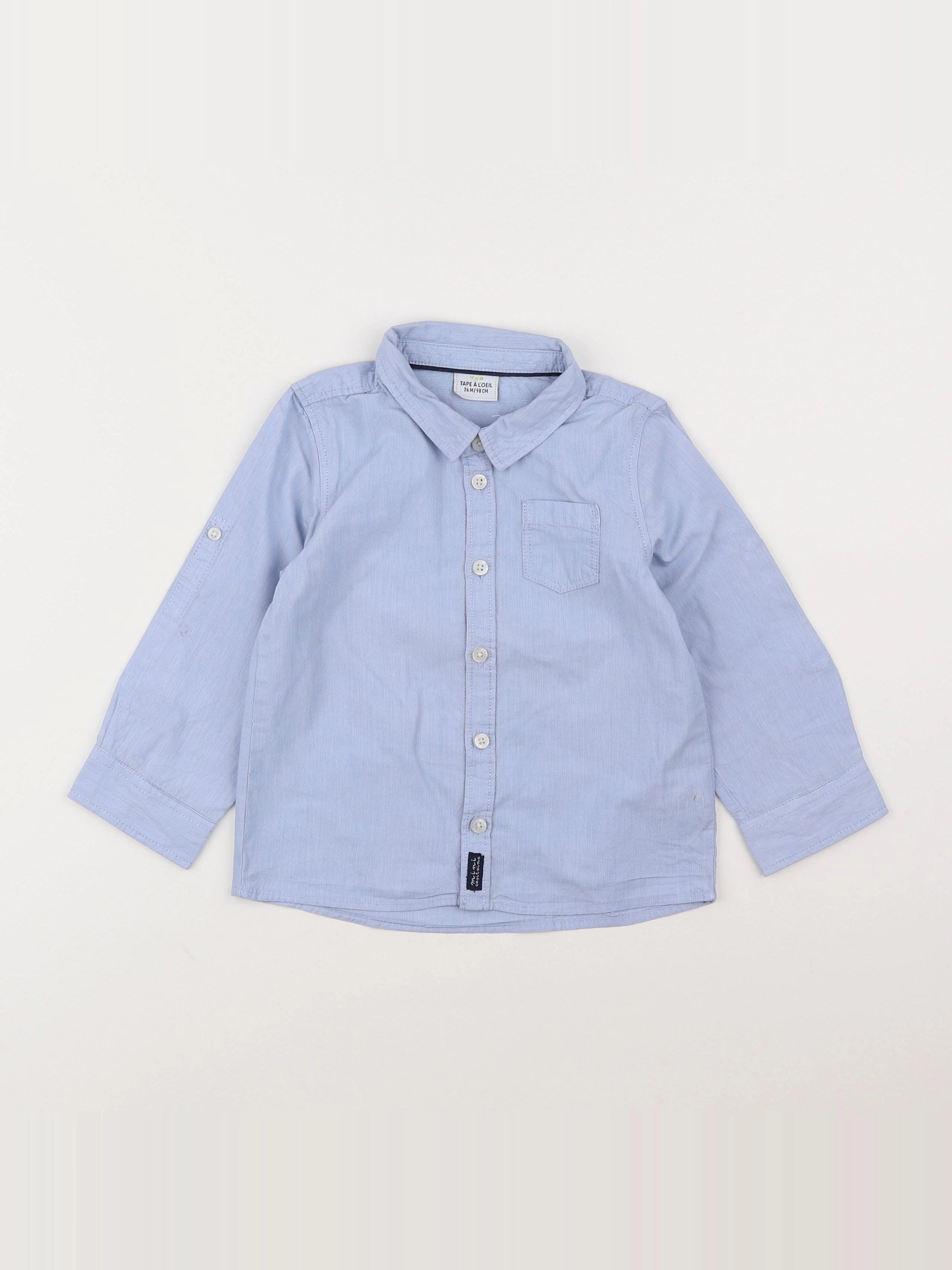 Tape à l'oeil - chemise bleu - 3 ans
