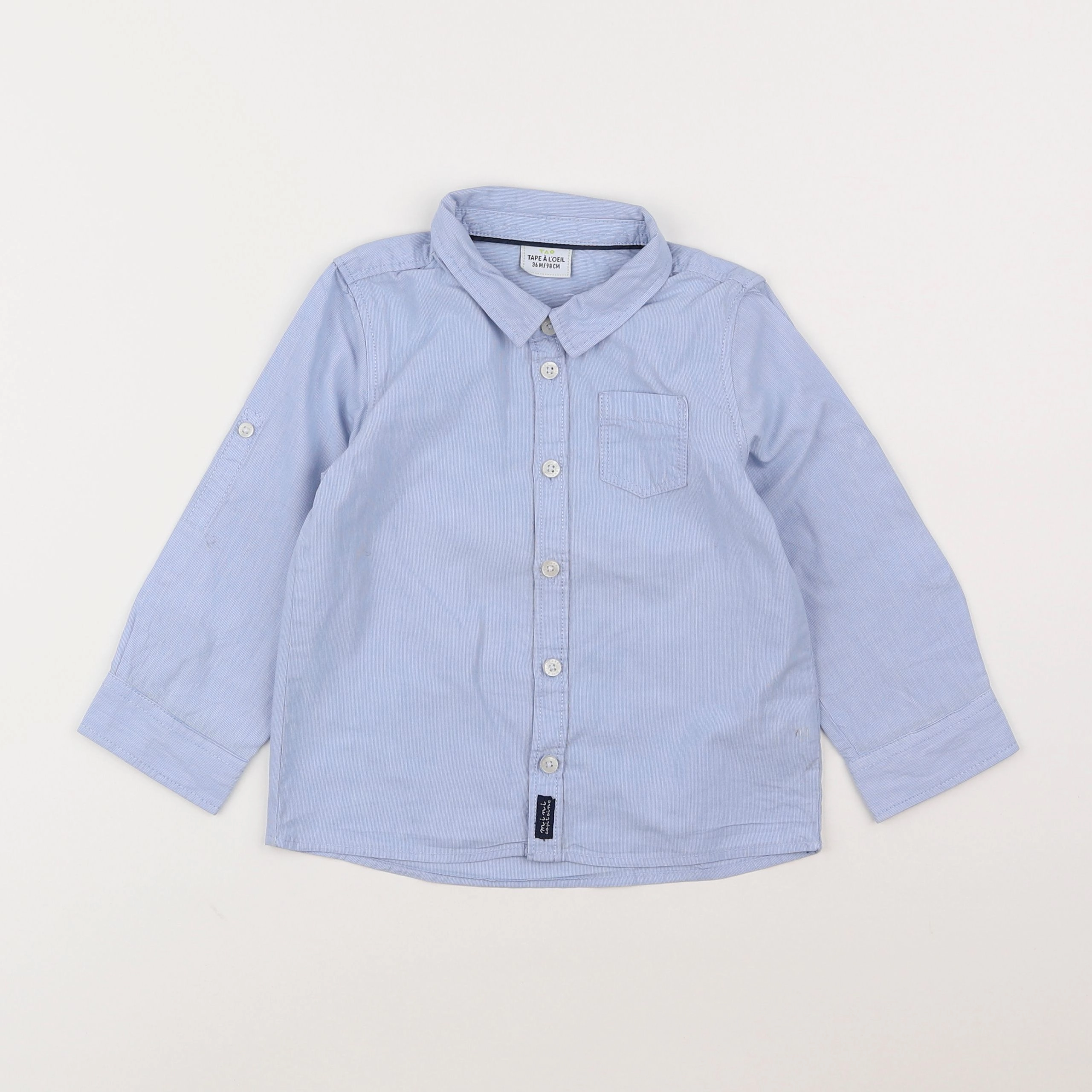 Tape à l'oeil - chemise bleu - 3 ans