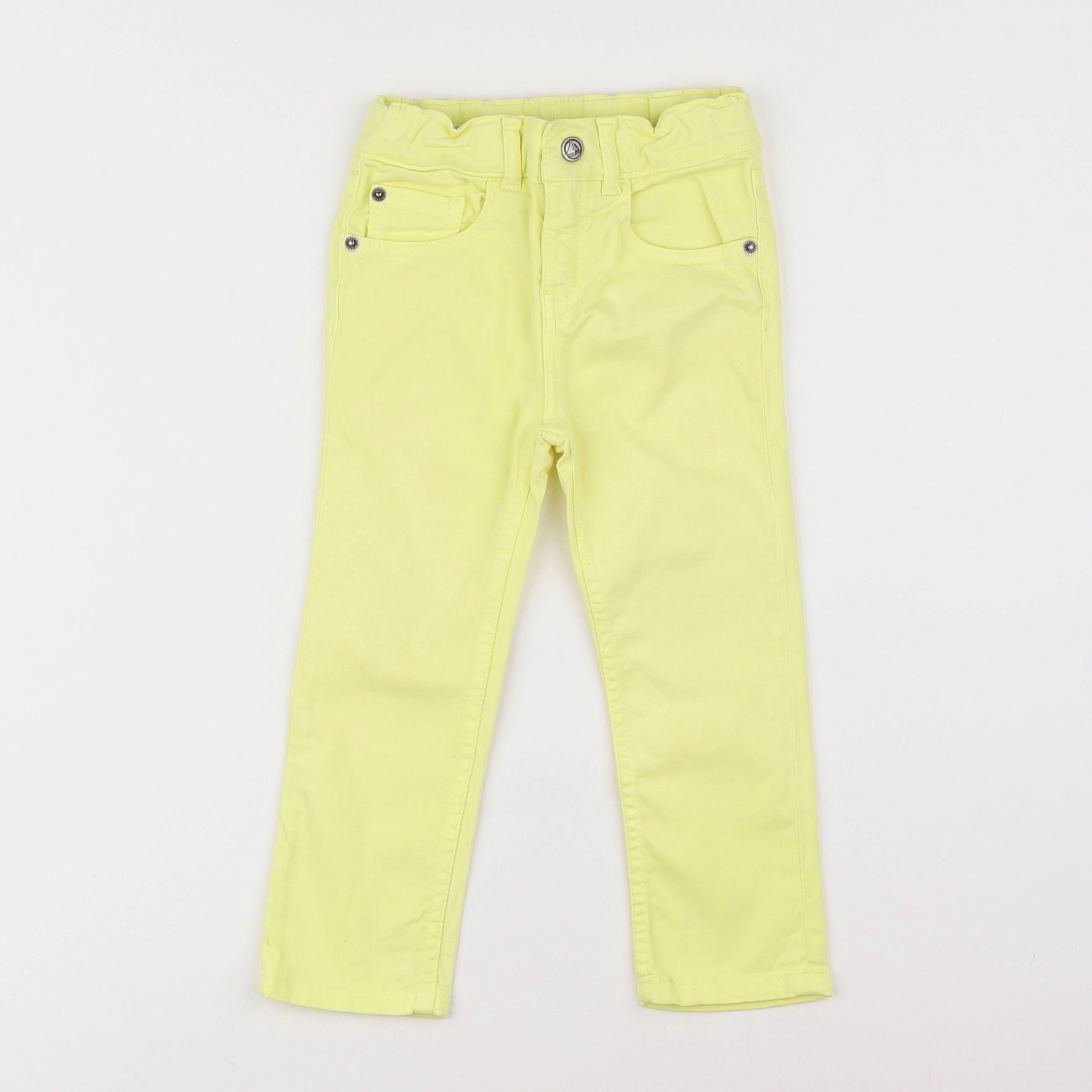 Petit Bateau - jean jaune - 3 ans