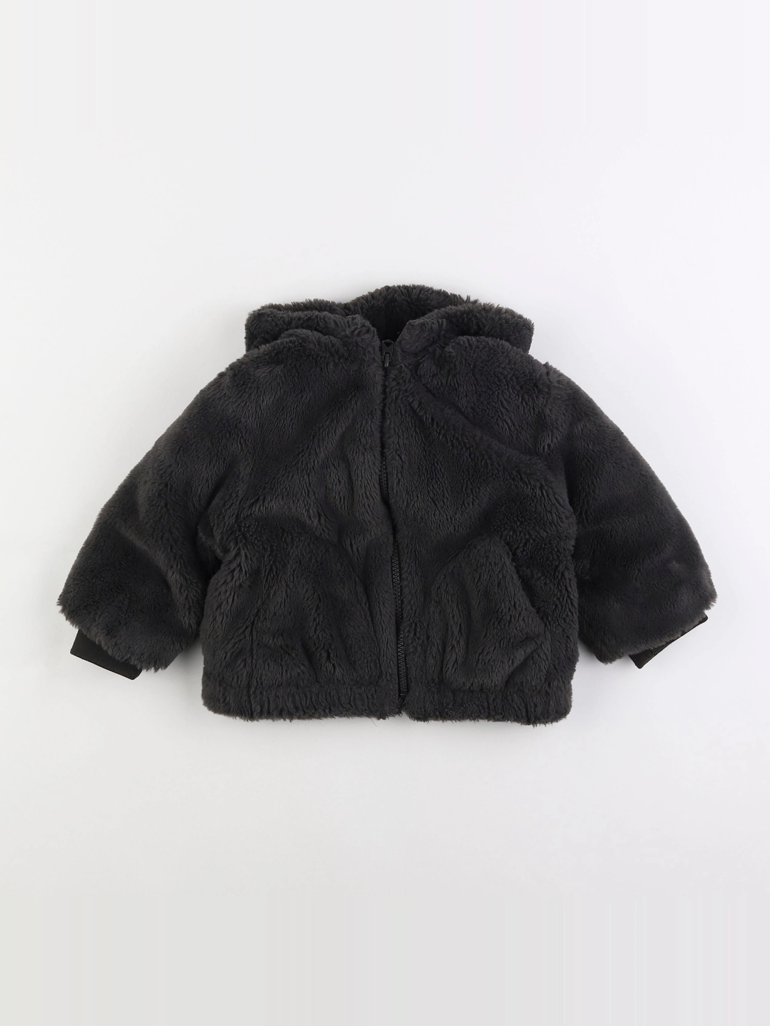 Zara - manteau gris - 18 mois à 2 ans