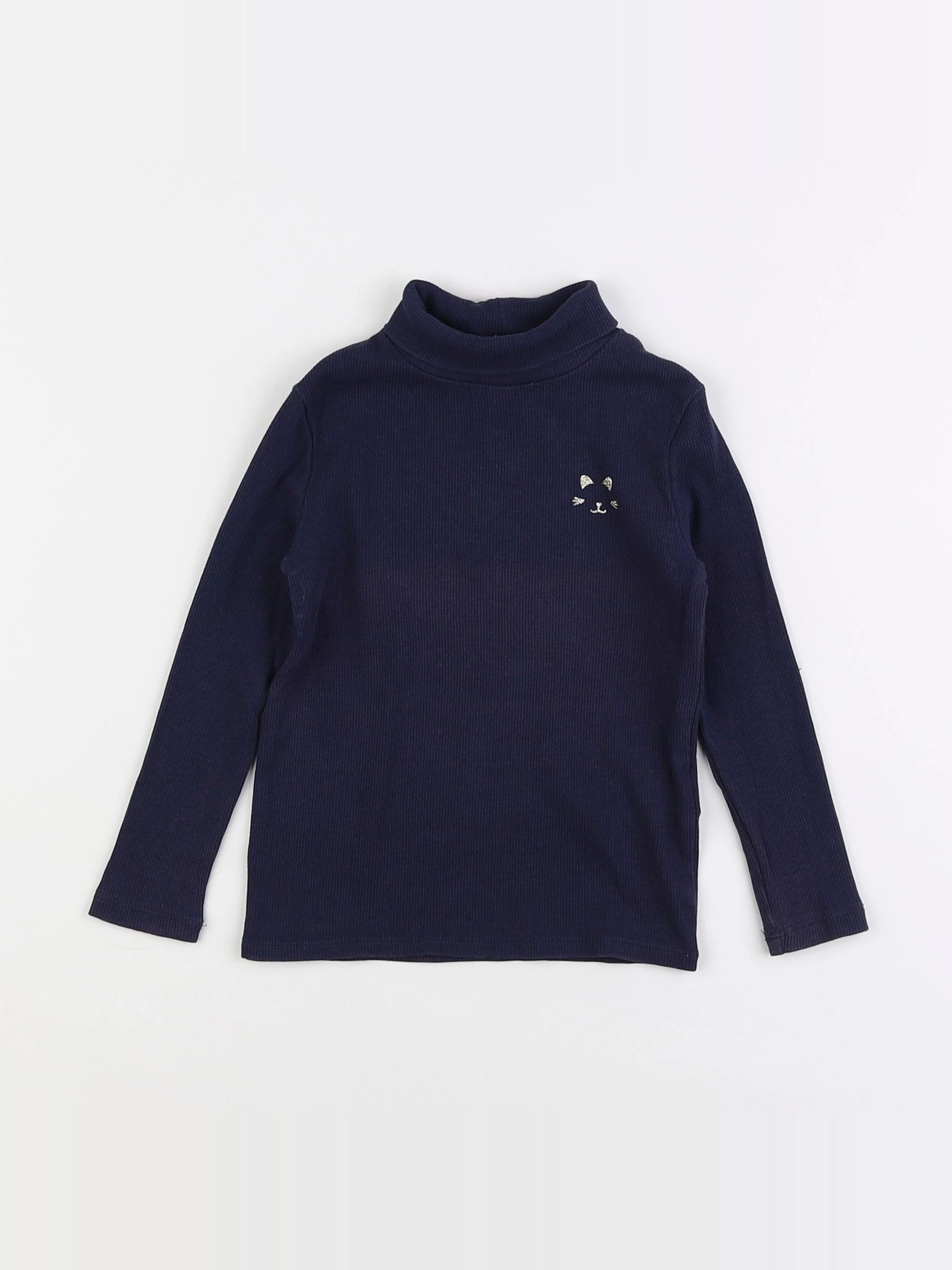 Vertbaudet - sous-pull bleu - 3 ans