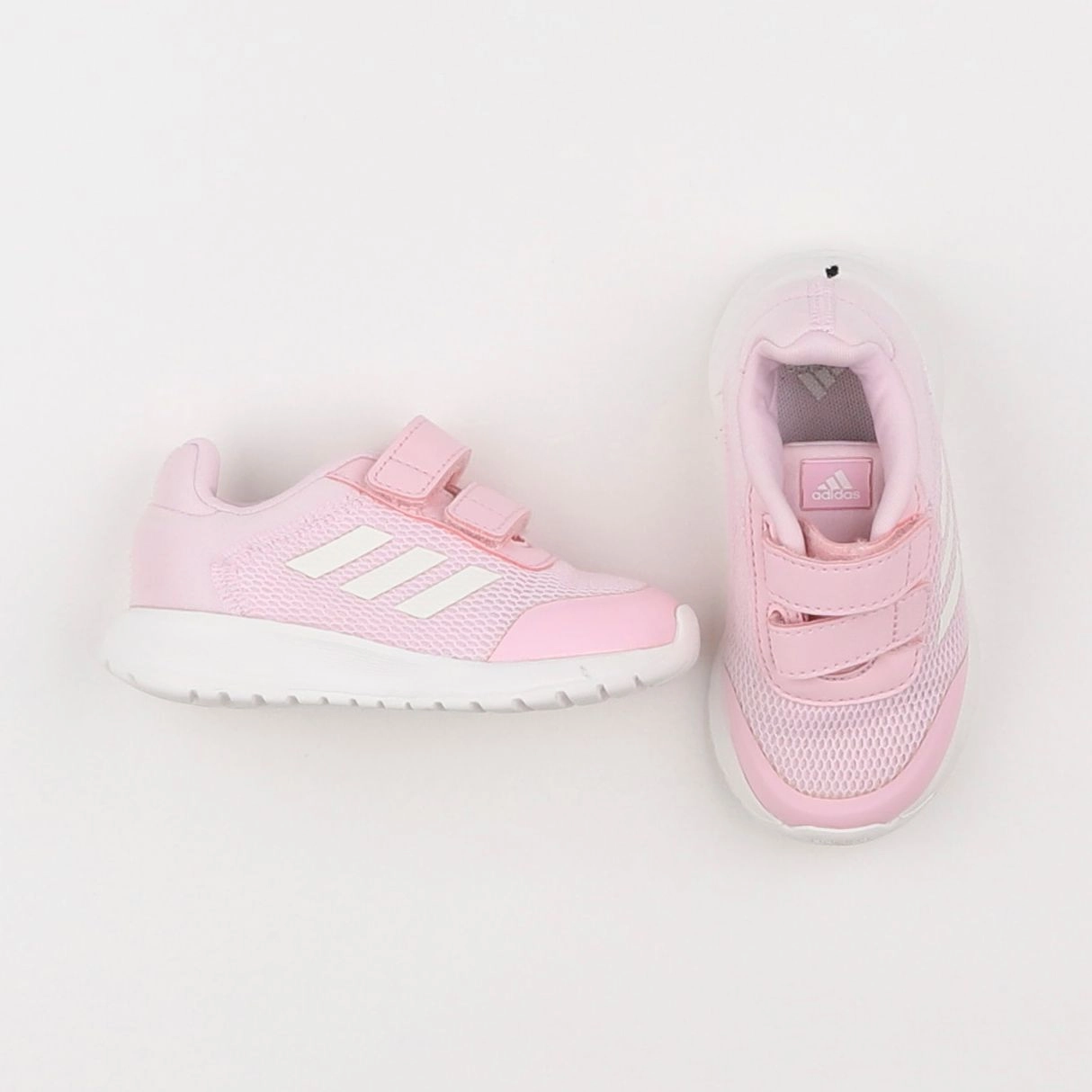 Adidas - tennis à scratch/ lacets rose - pointure 22