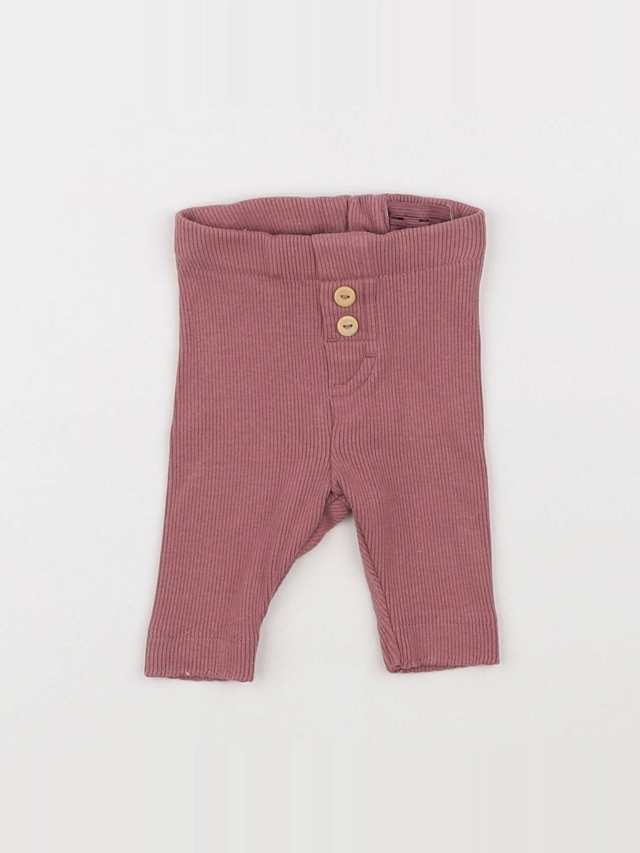 H&M - legging rose - 0/1 mois