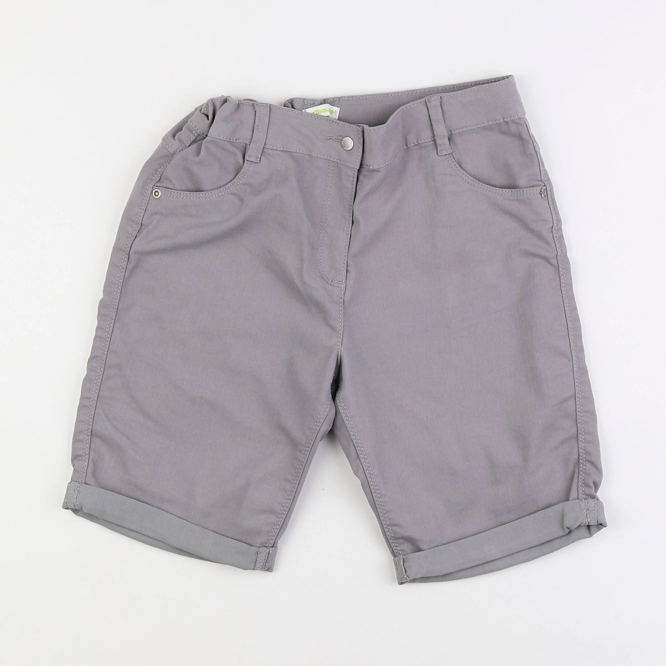 Vertbaudet - short gris - 12 ans