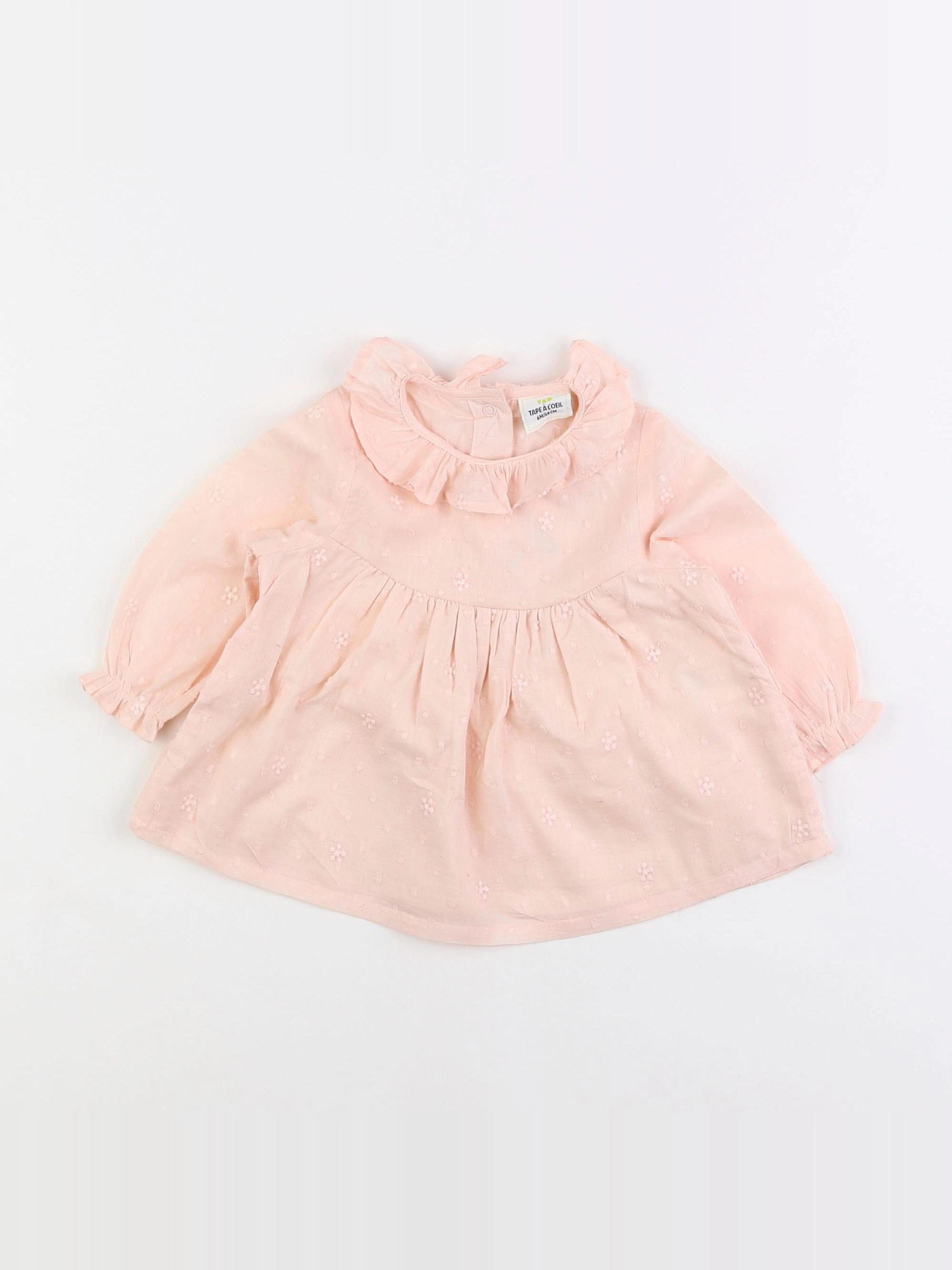 Tape à l'oeil - robe rose - 6 mois